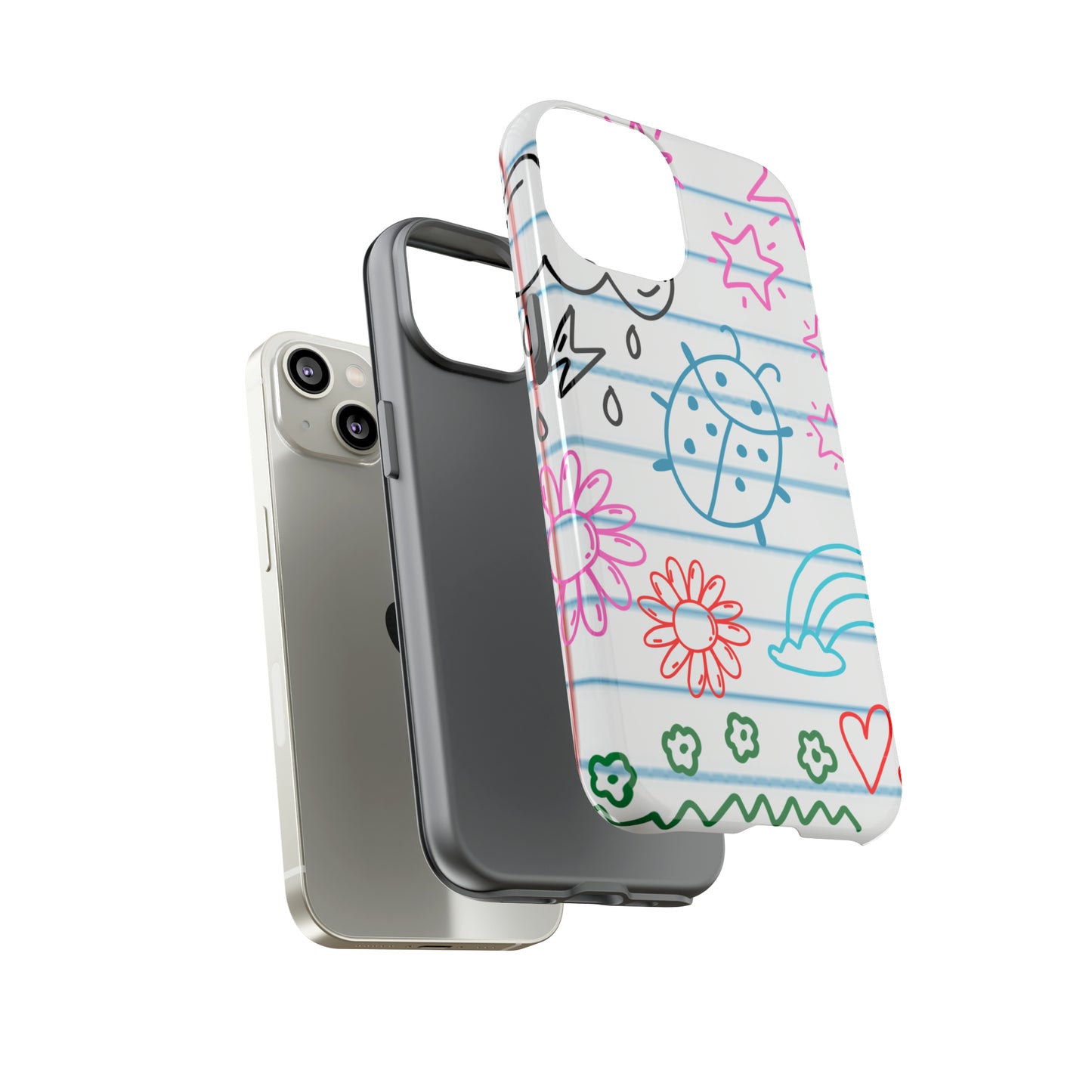 Kid Doodles Protective Phone Case for IPhone, Google and Samsung phones