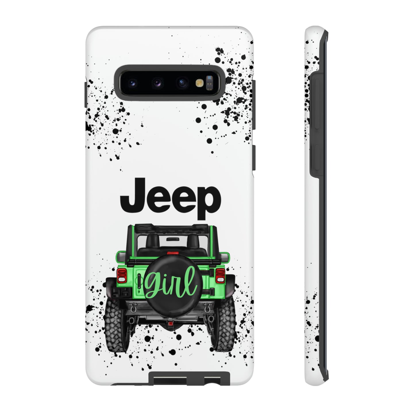 Off Road Girl Light Green Protective Case for Iphone, Google and Samsung Phones