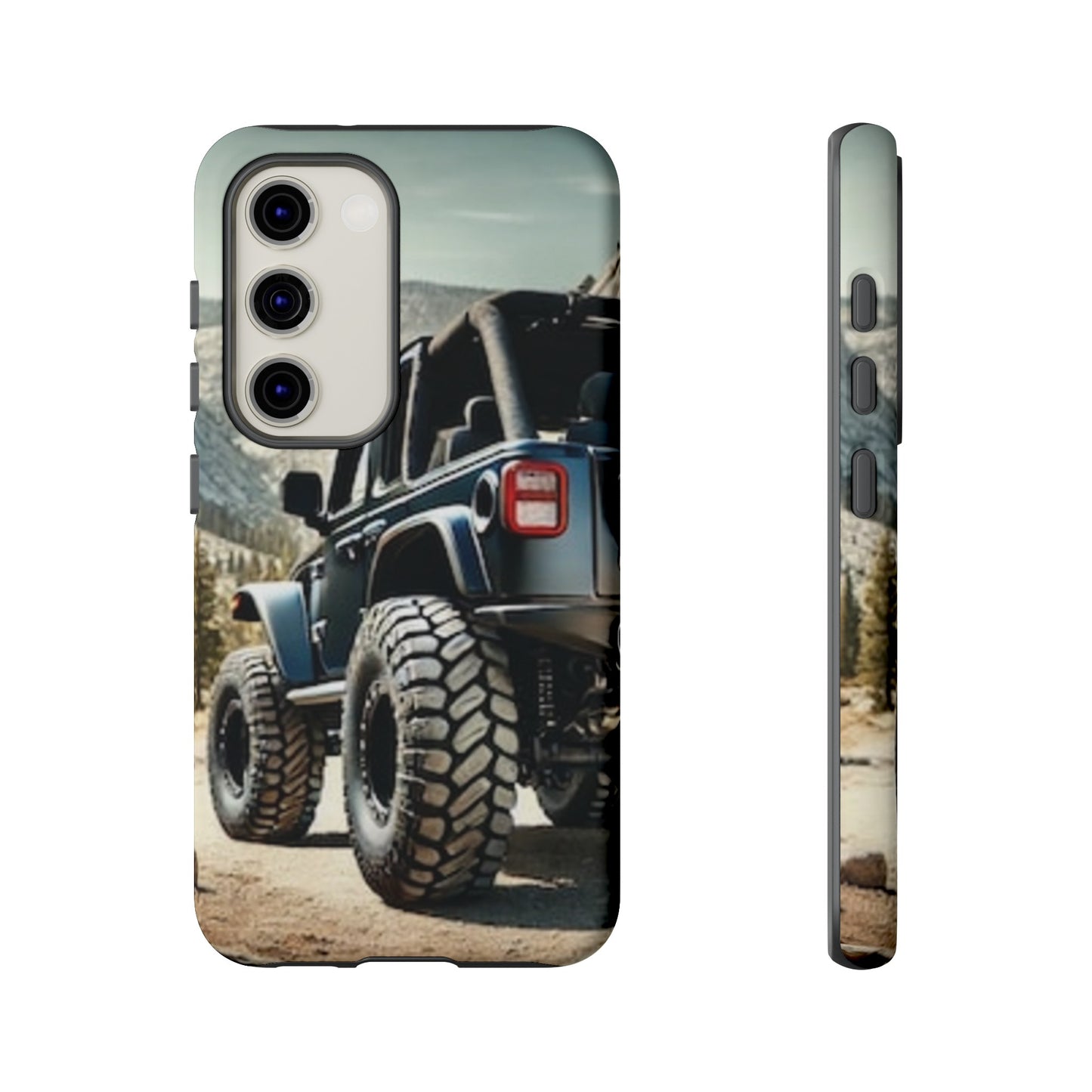 Blue Jeep Protective Phone Case