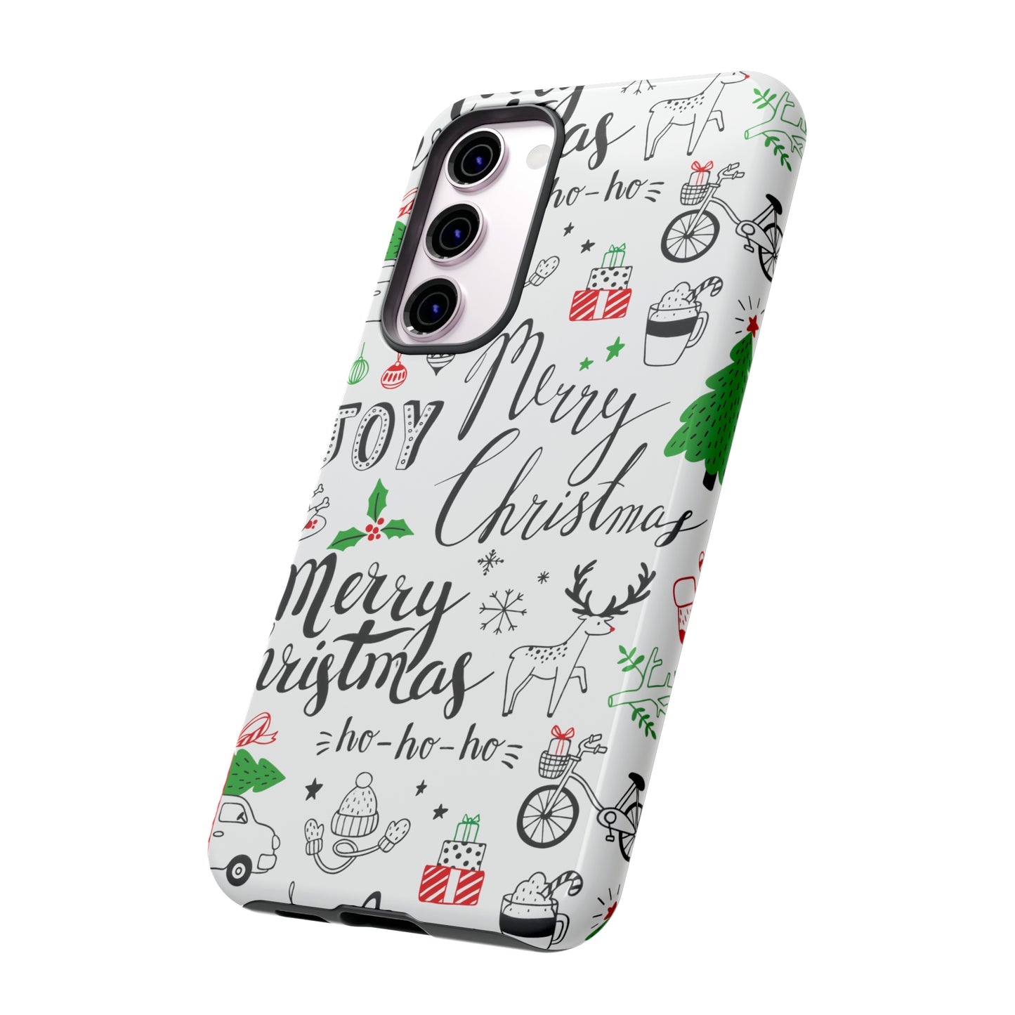 Merry Christmas Protective Phone Case for Iphone, Samsung and Google Phones