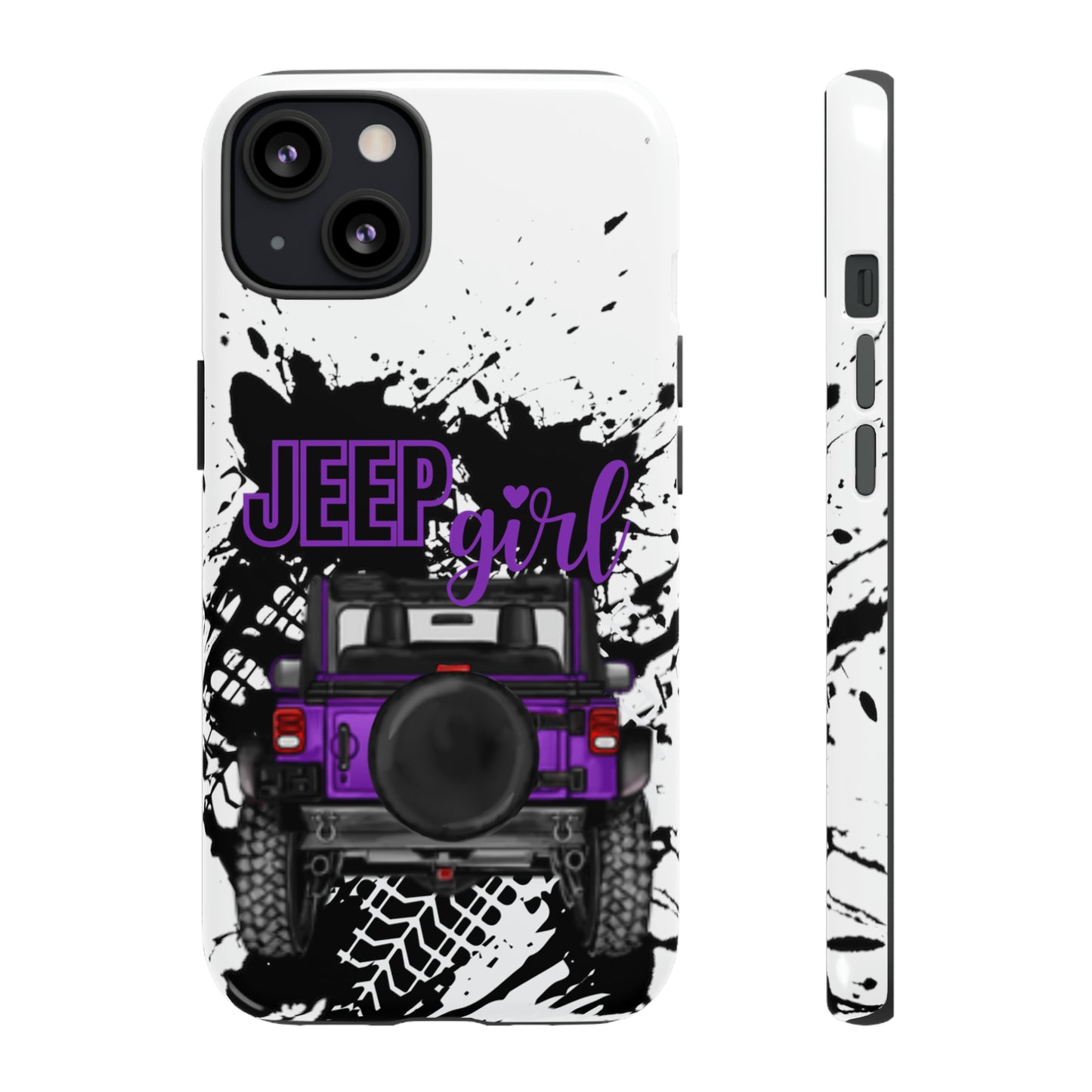 Off Road Girl Purple Tough Cases