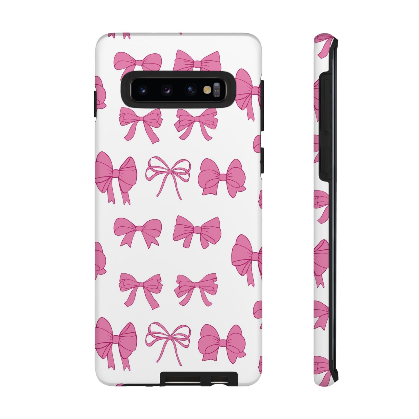 Pink Bows Protective Phone Case for Iphone, Samsung and Google Phones