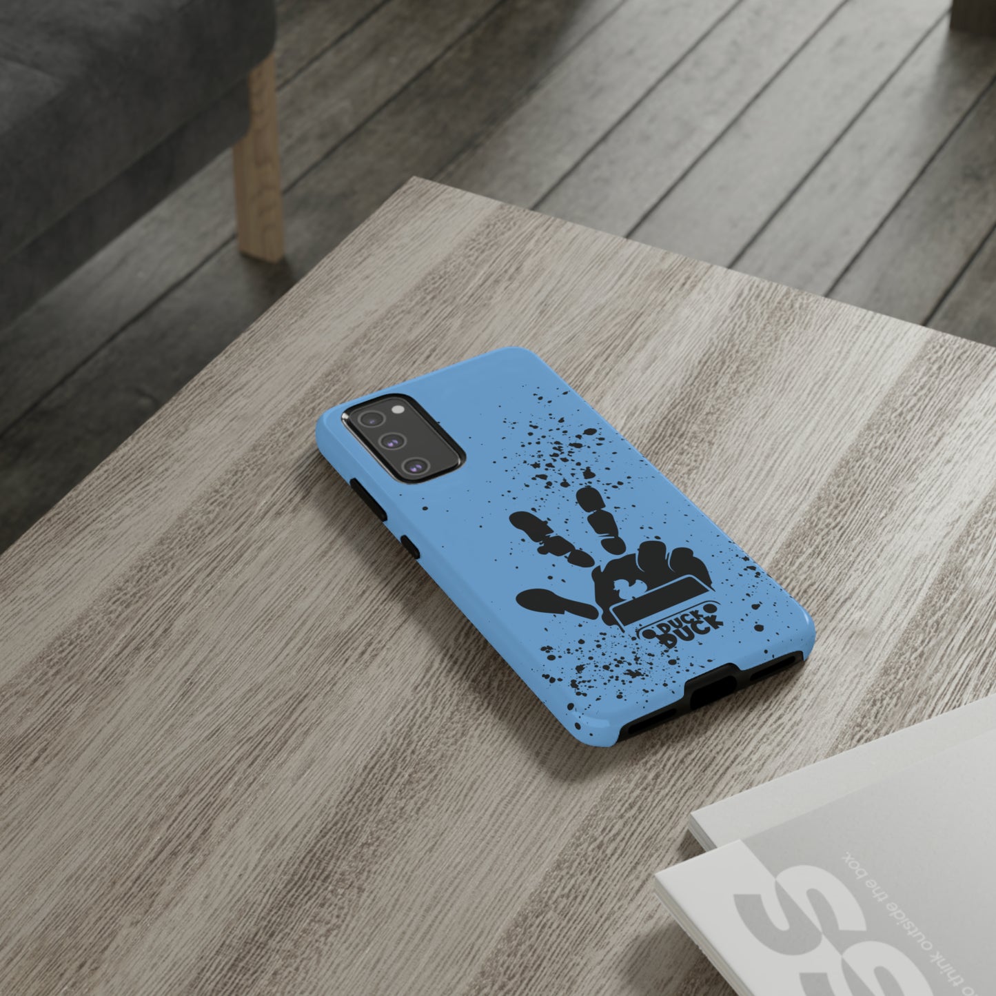 Duck Duck Blue Protective Phone Case for IPhone, Samsung and Google Phones