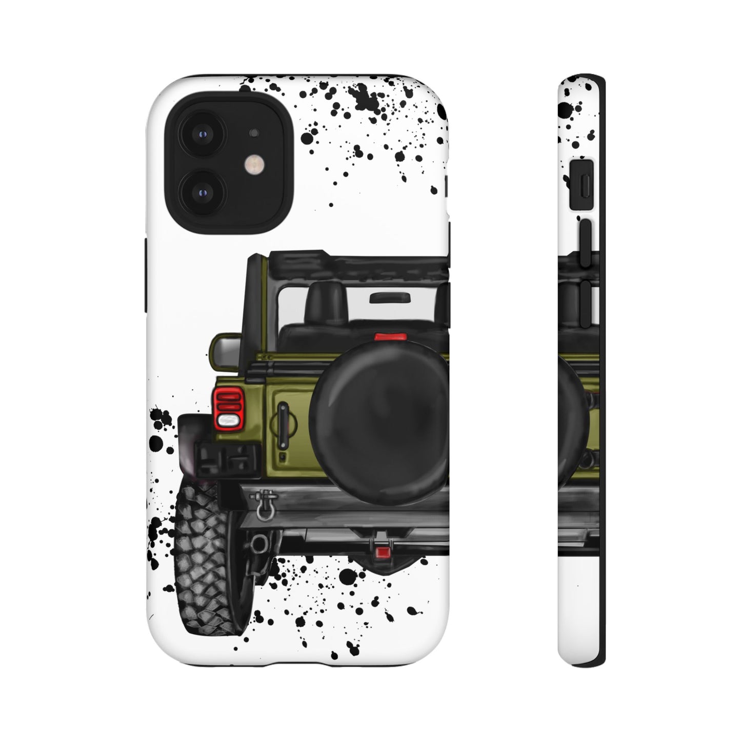 Off Road Life Army Green Protective Case for Iphone, Google and Samsung