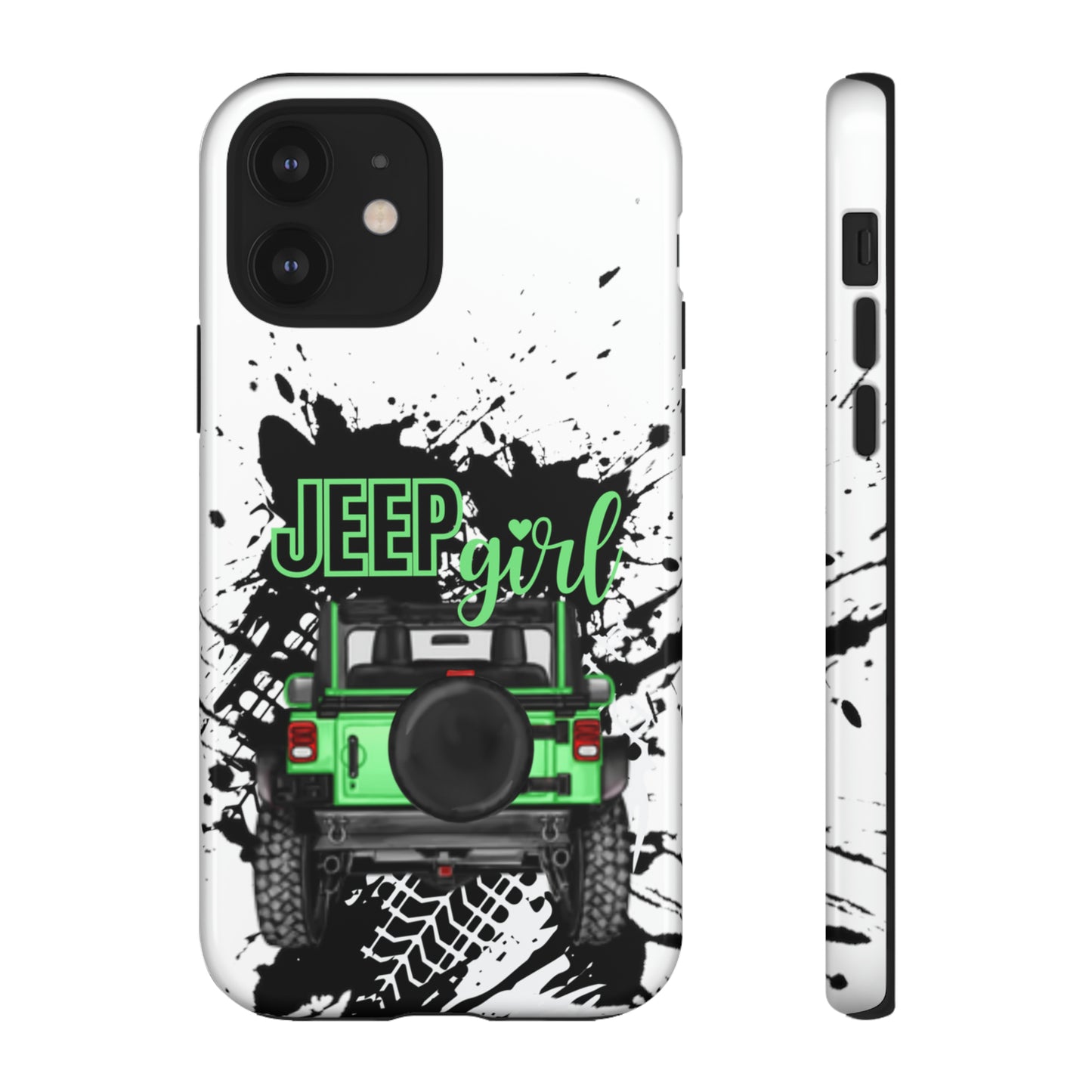 Off Road Girl Green Tough Cases