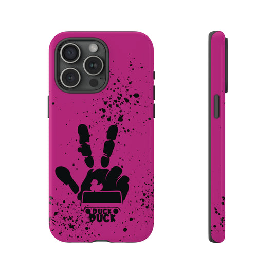 Duck Duck Hot Pink Protective Phone Case for IPhone, Samsung and Google Phone