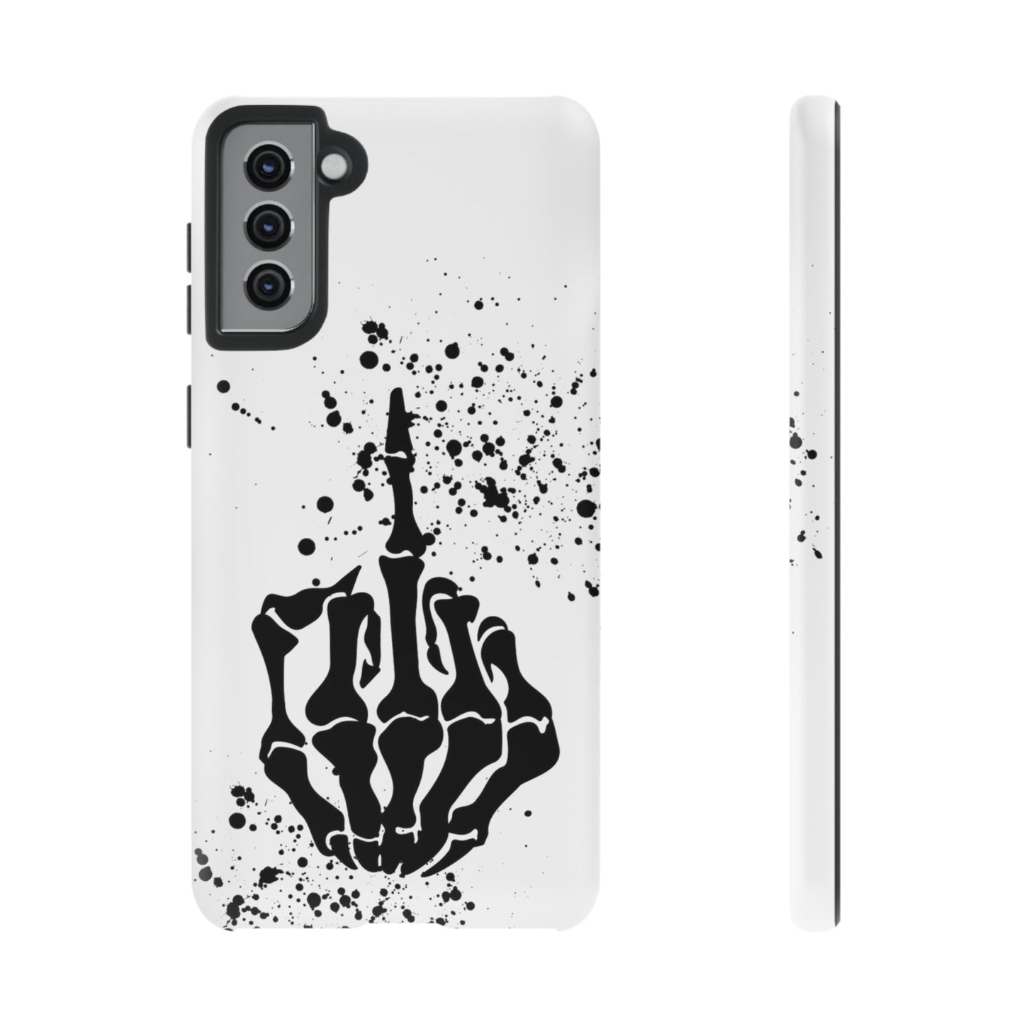Skeleton, Finger Protective Case for Iphone, a Google and Samsung phones