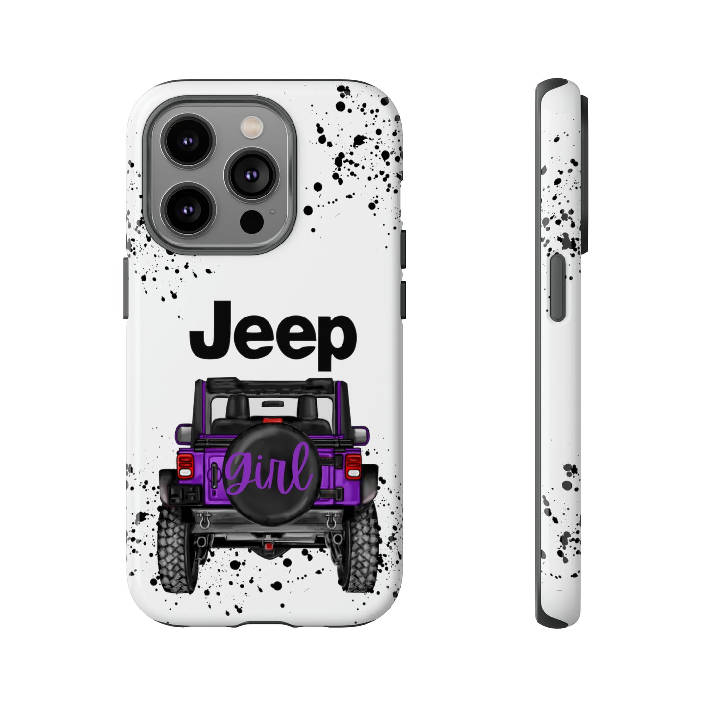 Off Road Girl Dark Purple Protective Case for Iphone, Google and Samsung Phones