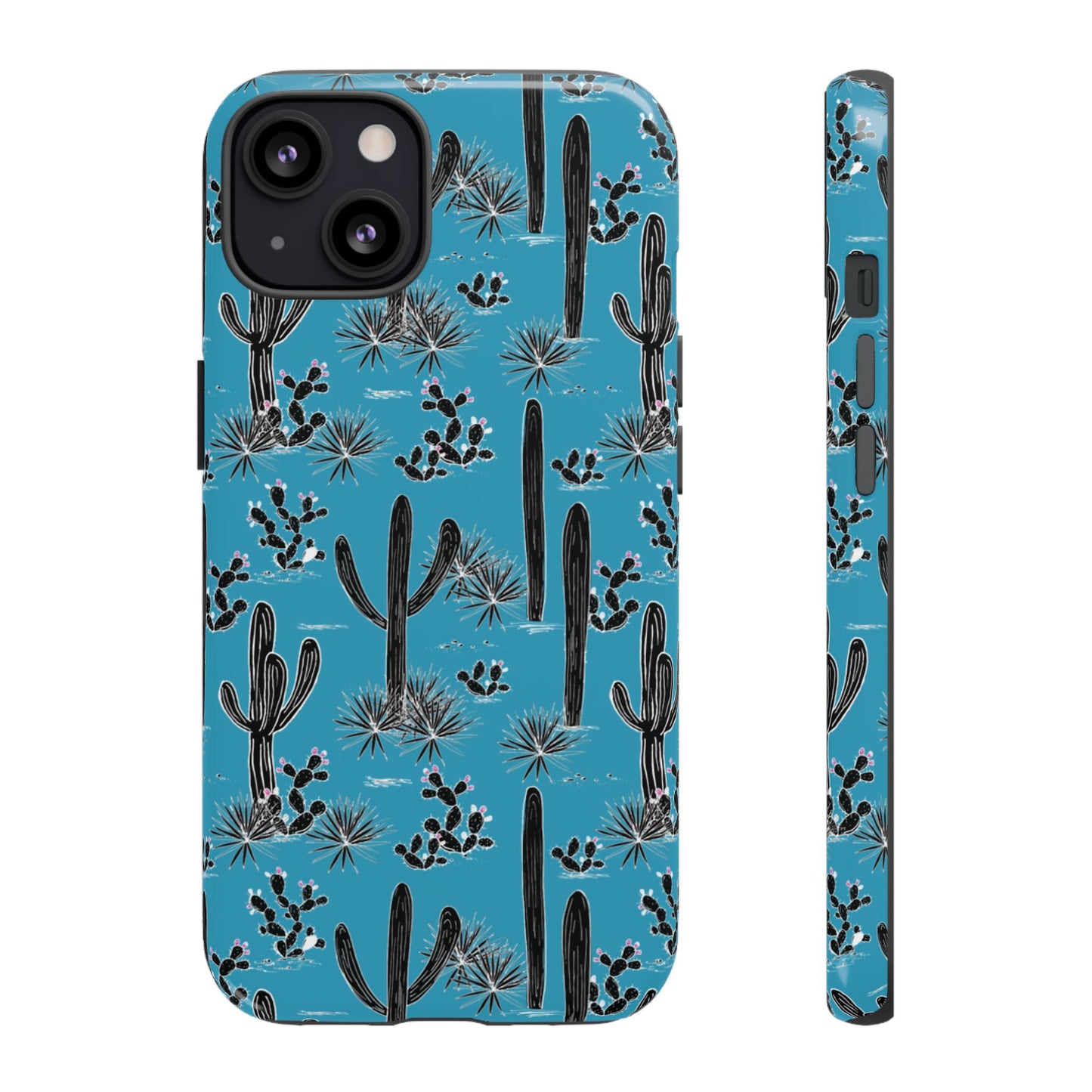 Turquoise Cactus Love Phone Case