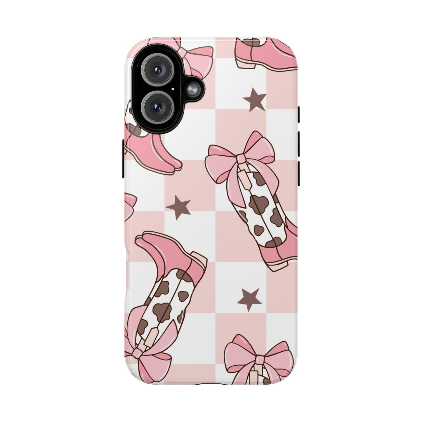 Cowboy Boots and Bows Protective Phone Case