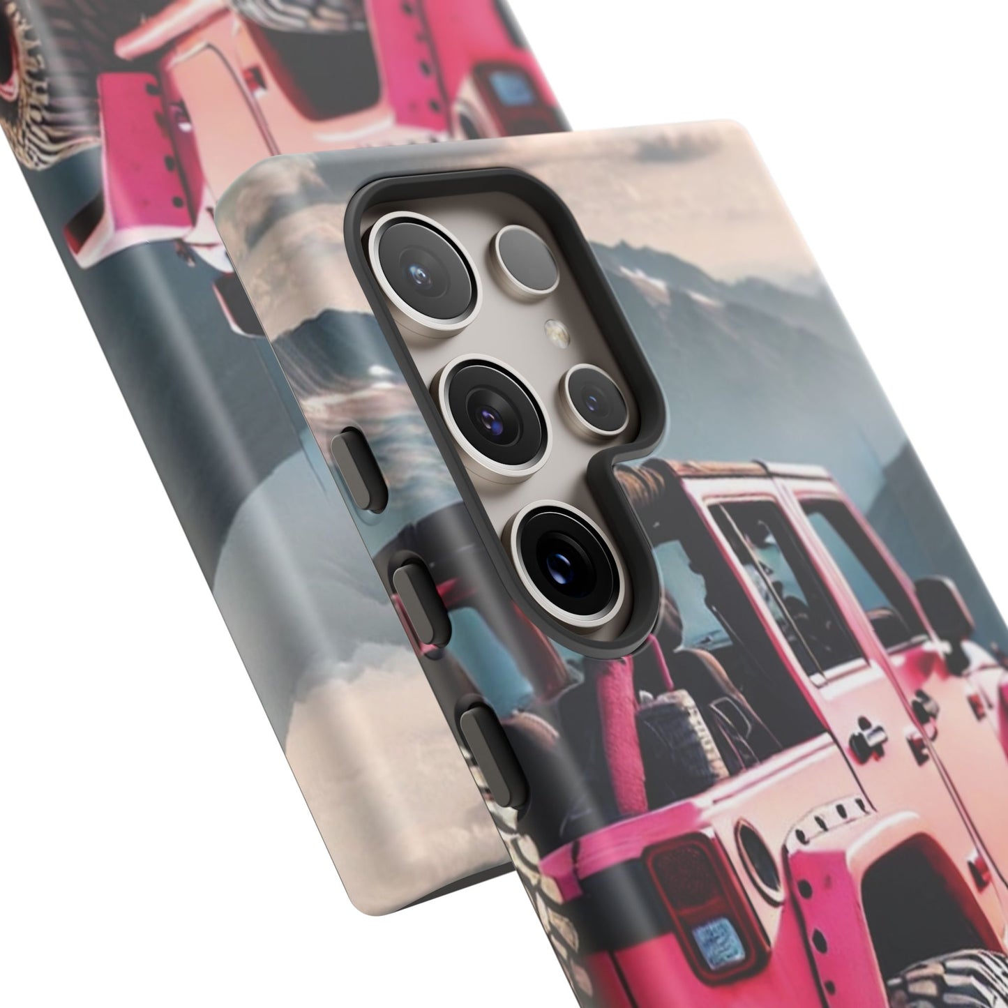 Pink Off Road Girl Phone Case