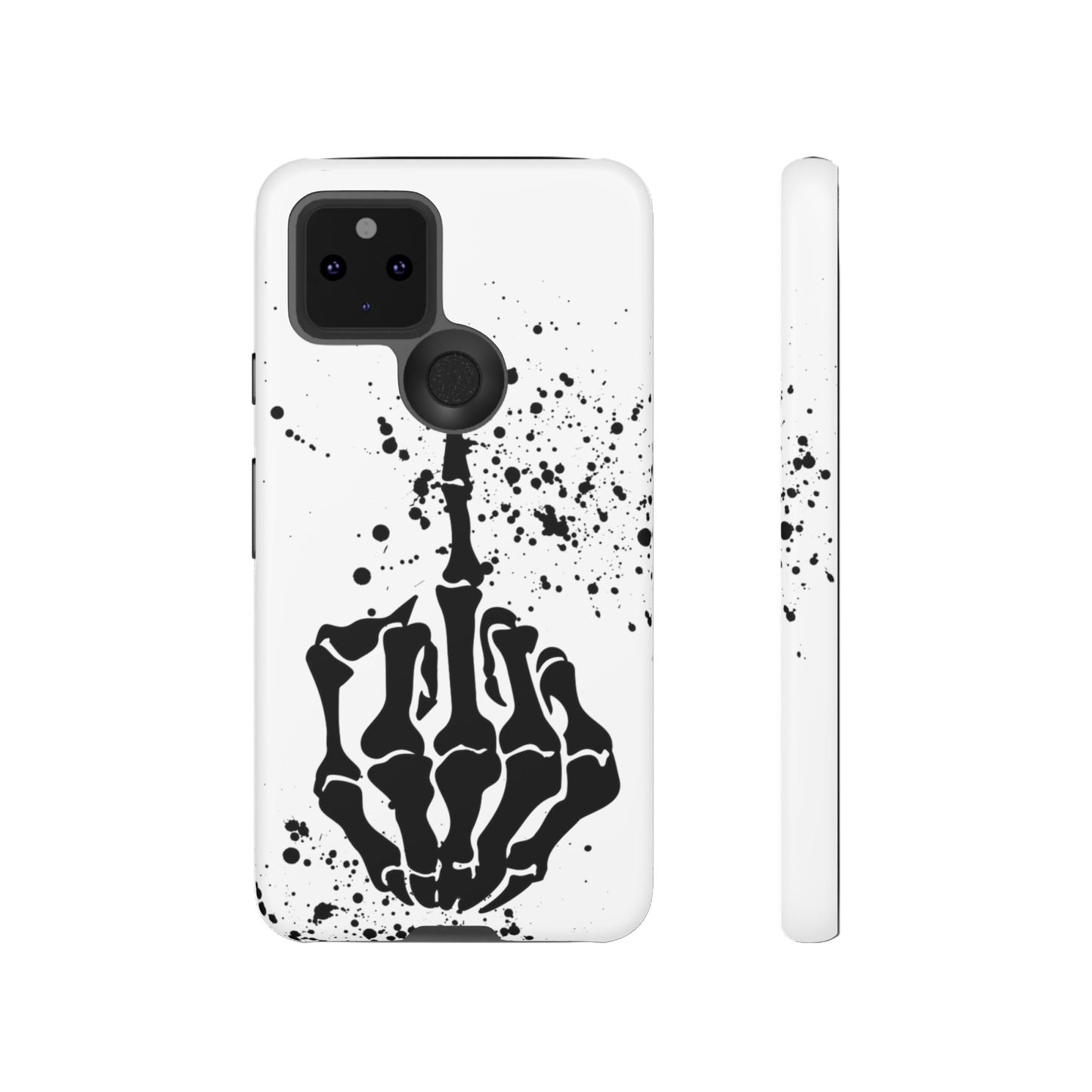 Skeleton, Finger Protective Case for Iphone, a Google and Samsung phones