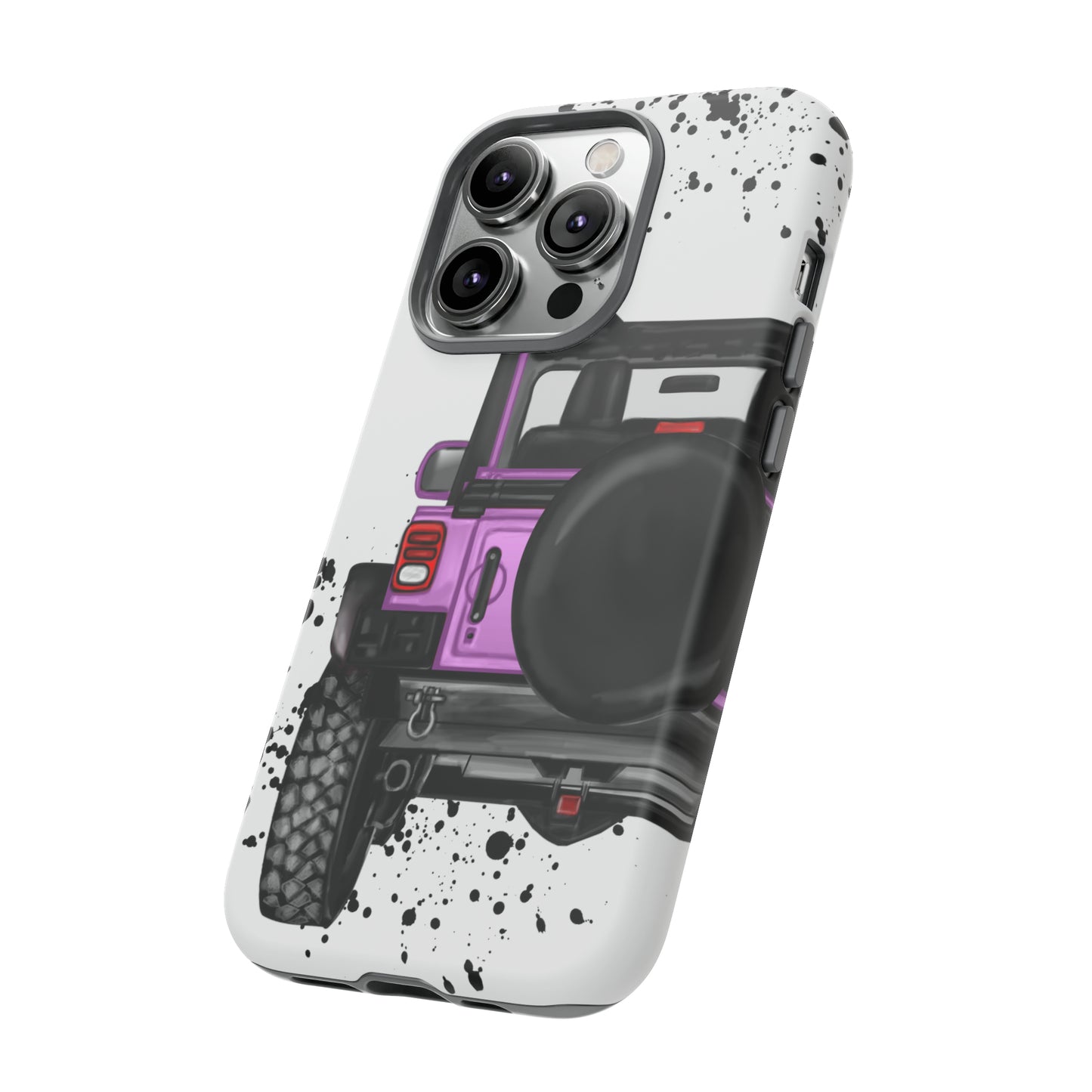 Off Road Life Charcoal Pink/Light Purple Protective Case for Iphone, Google and Samsung