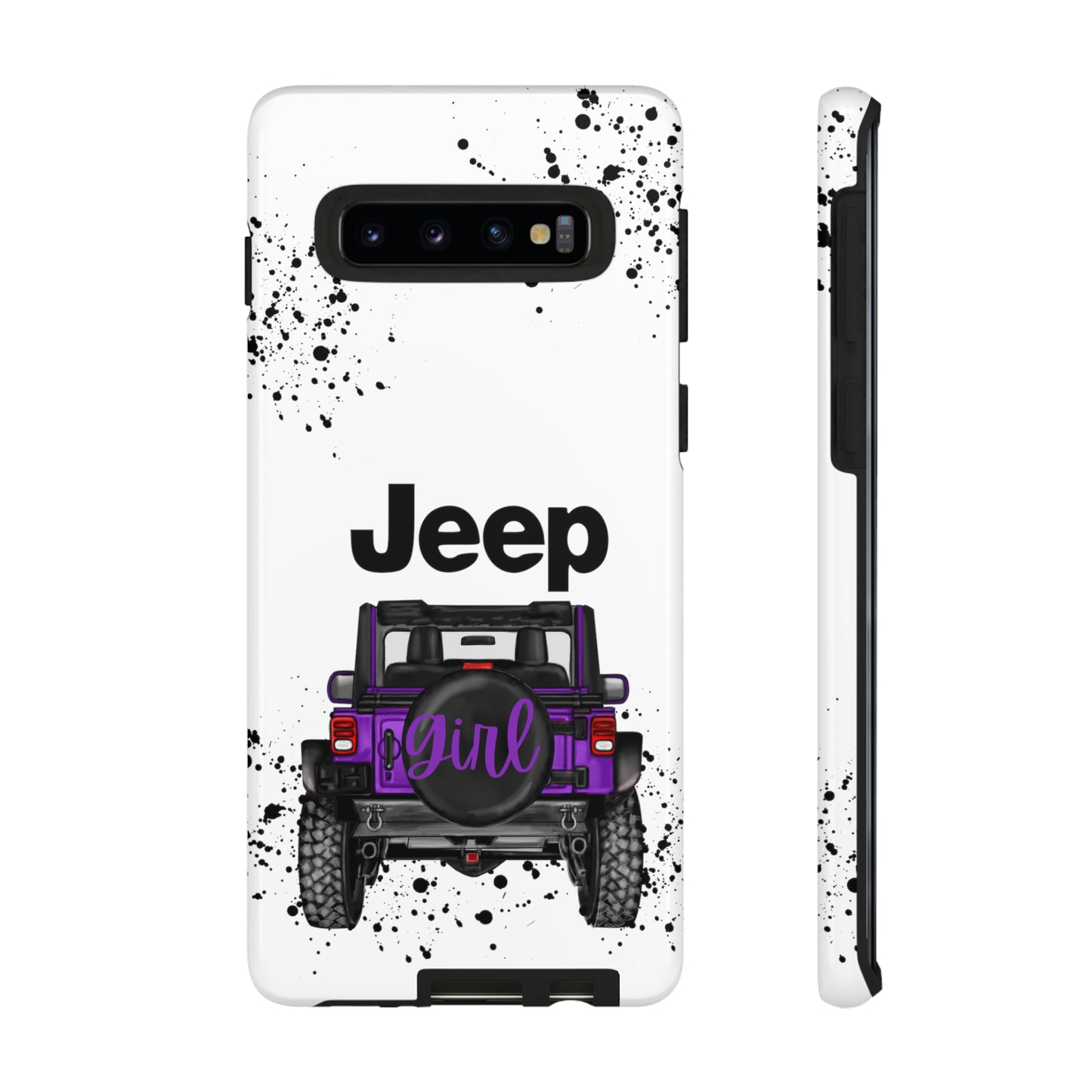 Off Road Girl Dark Purple Protective Case for Iphone, Google and Samsung Phones