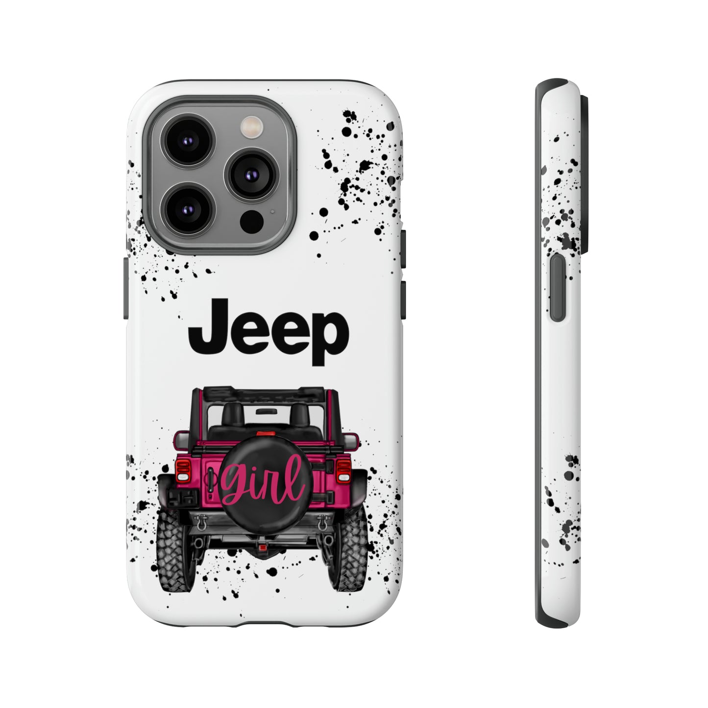 Off Road Girl Red Protective Case for Iphone, Google and Samsung Phones