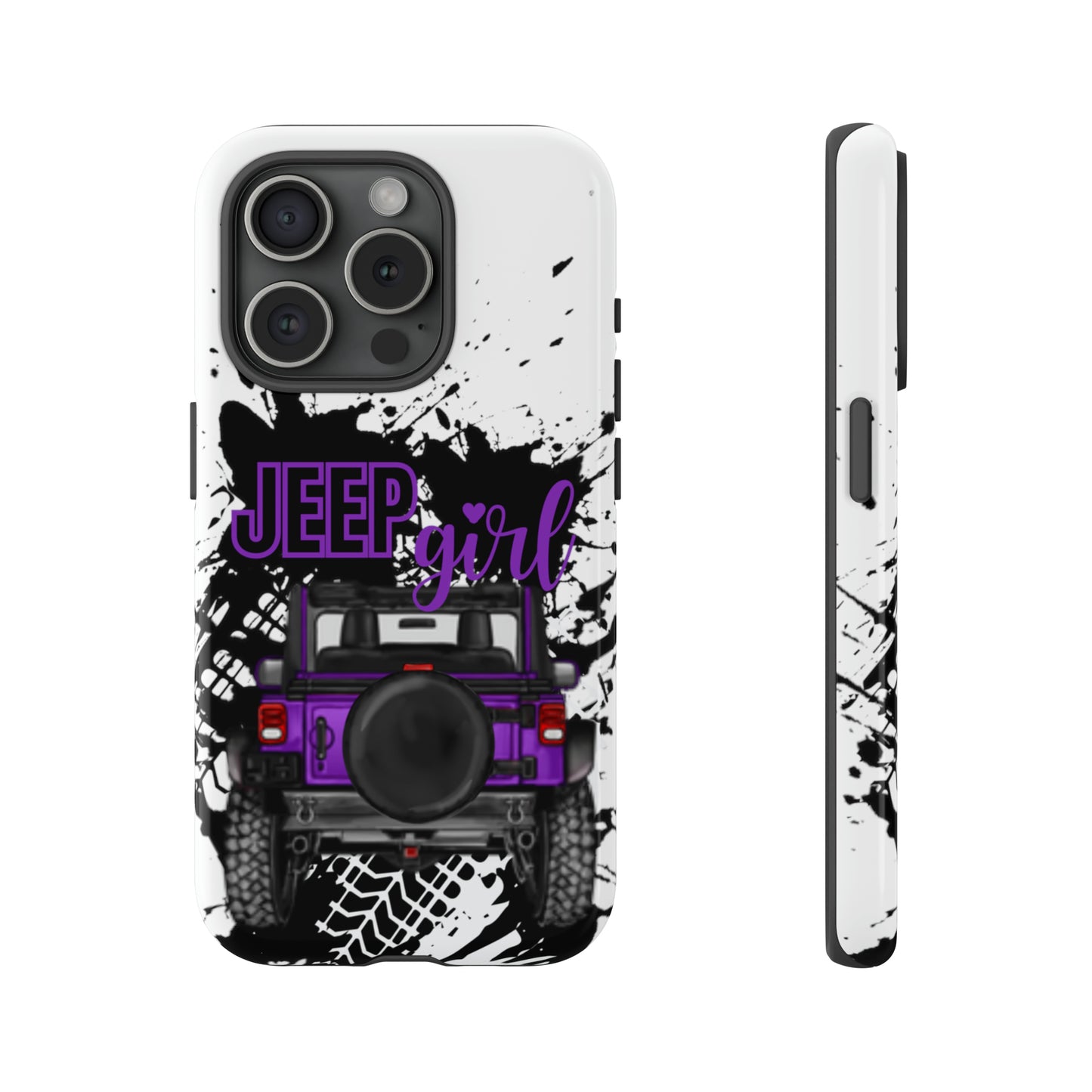 Off Road Girl Purple Tough Cases