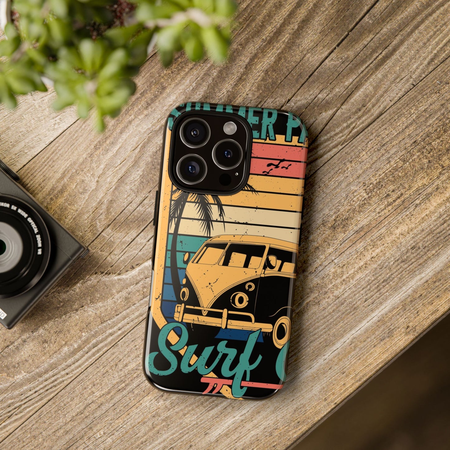 Retro Van Surf Summer Protective Phone Case