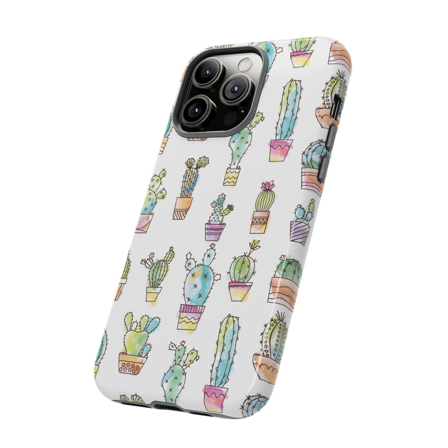 Pastel Cactus Love Phone Case