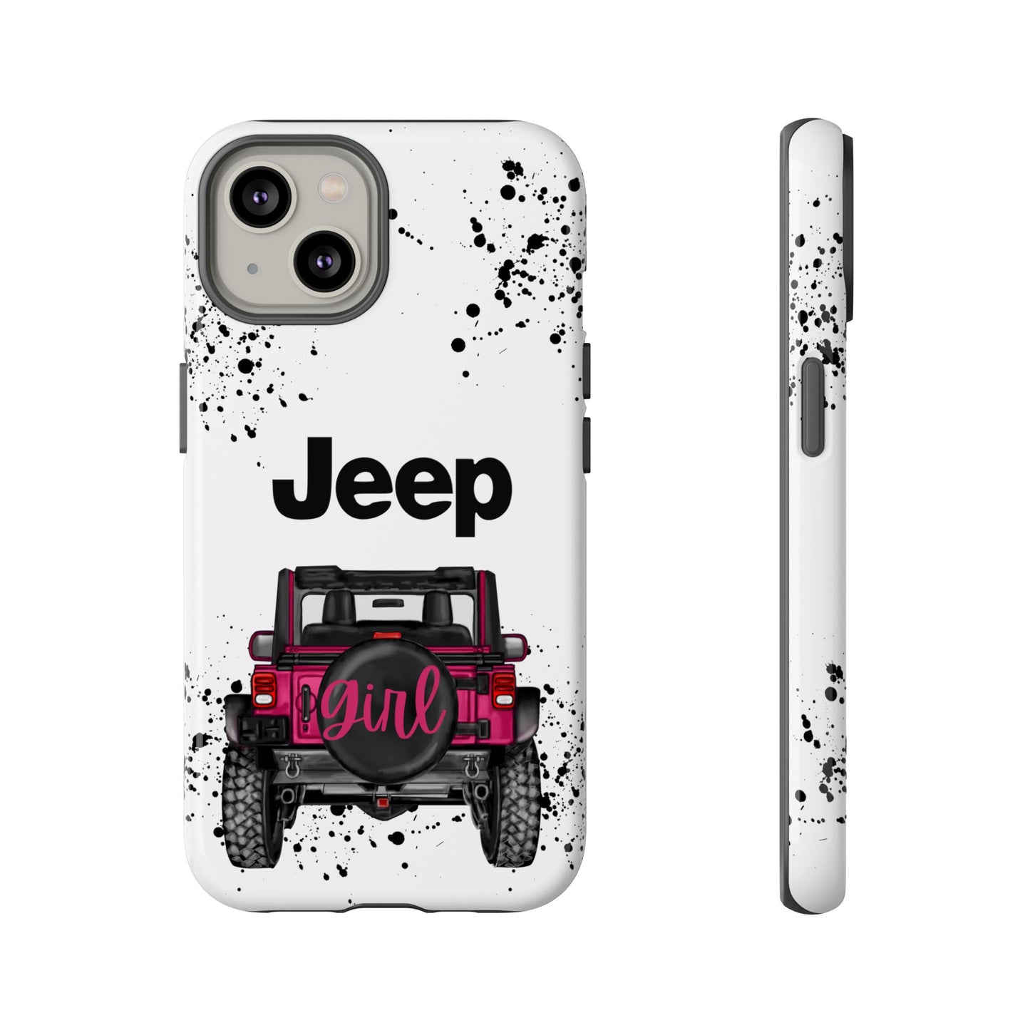 Off Road Girl Red Protective Case for Iphone, Google and Samsung Phones