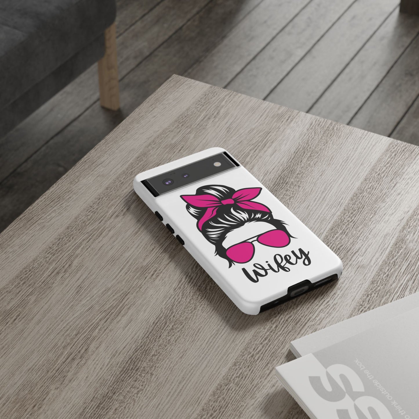 Pink Wifey Protective Case for IPhone, Samsung and Google