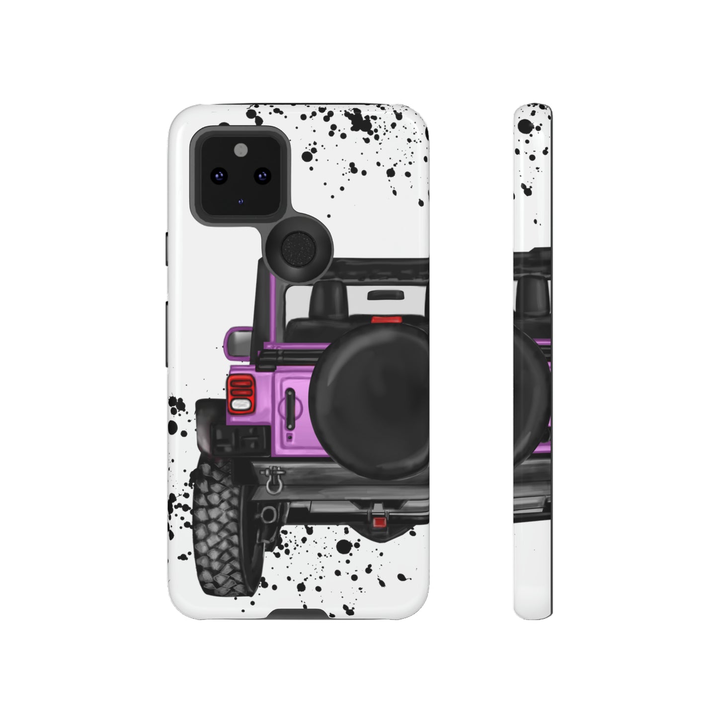 Off Road Life Charcoal Pink/Light Purple Protective Case for Iphone, Google and Samsung