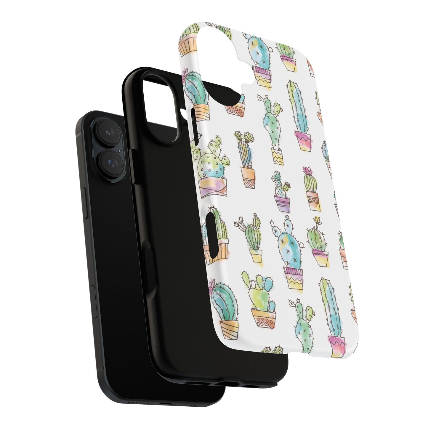 Pastel Cactus Love Phone Case