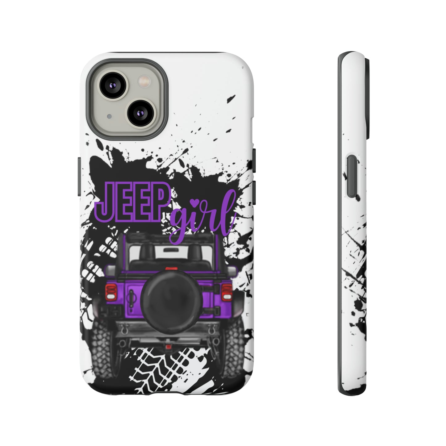 Off Road Girl Purple Tough Cases