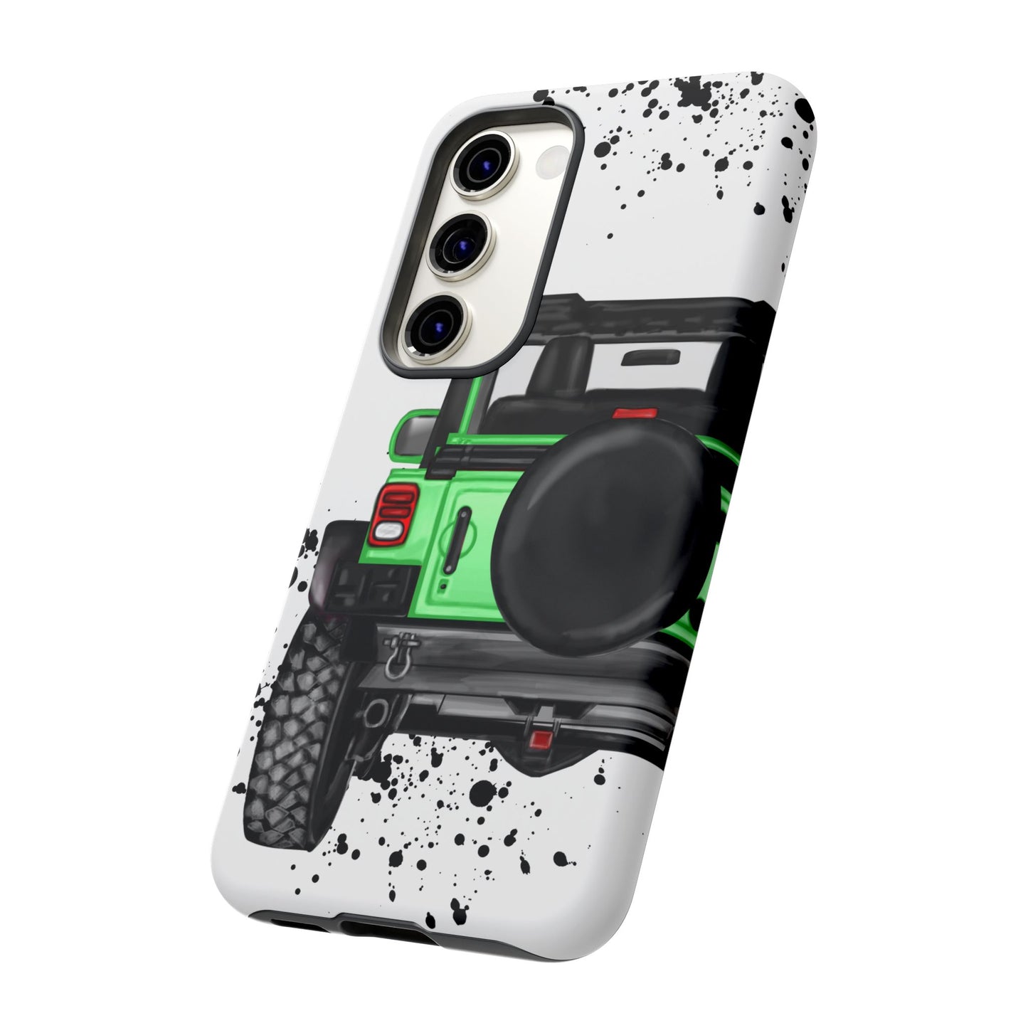 Off Road Life Green Protective Case for Iphone, Google and Samsung