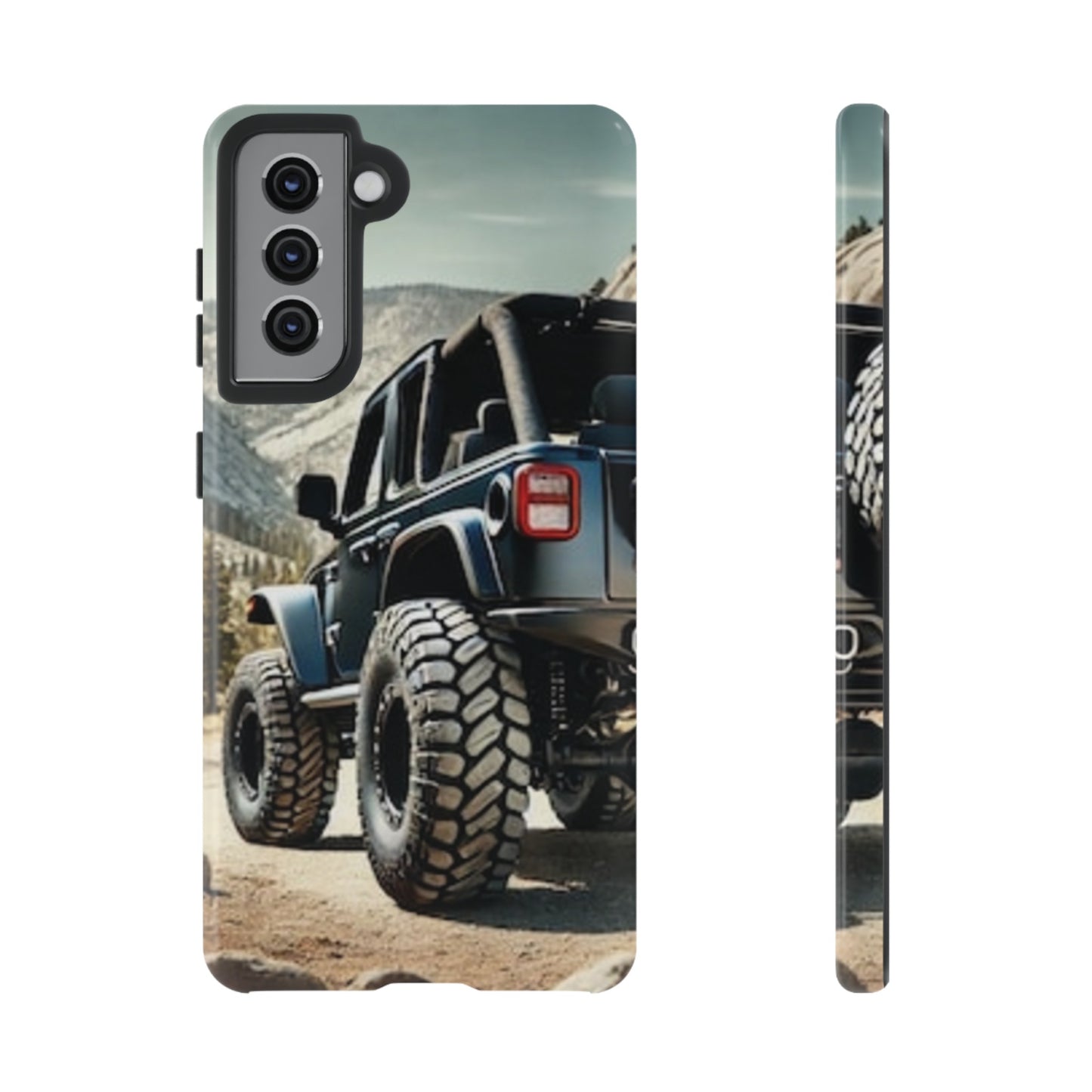 Blue Jeep Protective Phone Case