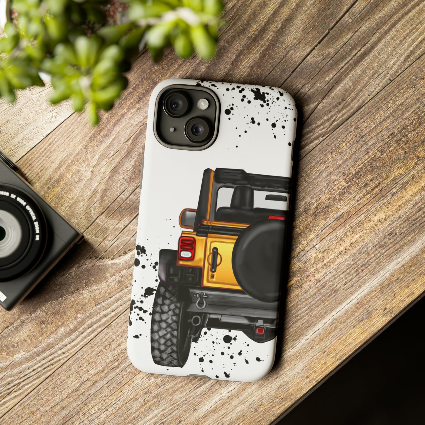 Off Road Life Yellow Protective Case for Iphone, Google and Samsung