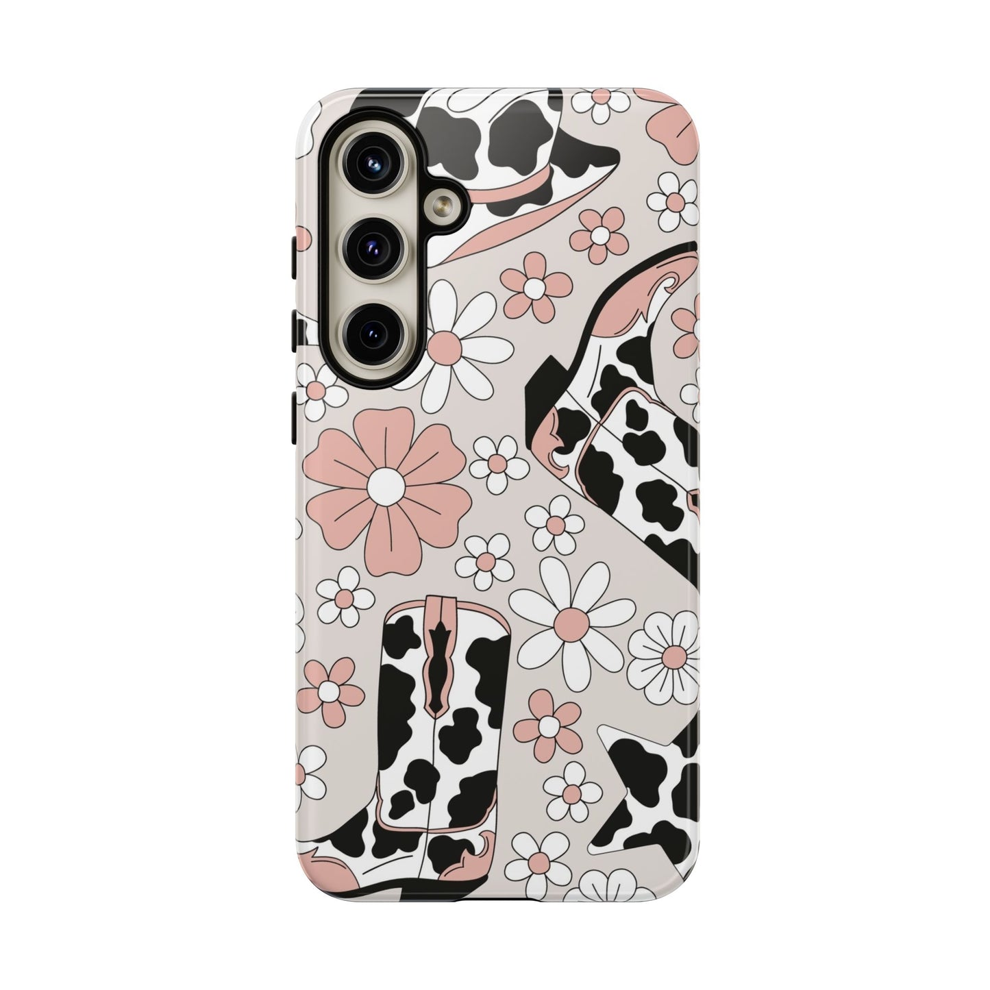 Western Flower Protective Phone Case for Google, Iphone and Samsung Phones