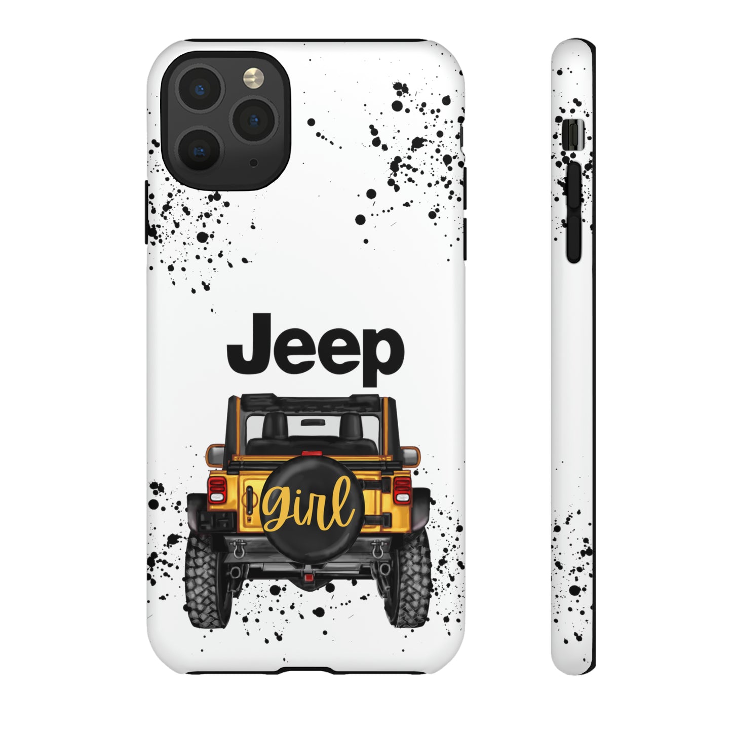 Off Road Girl Yellow Protective Case for Iphone, Google and Samsung Phones