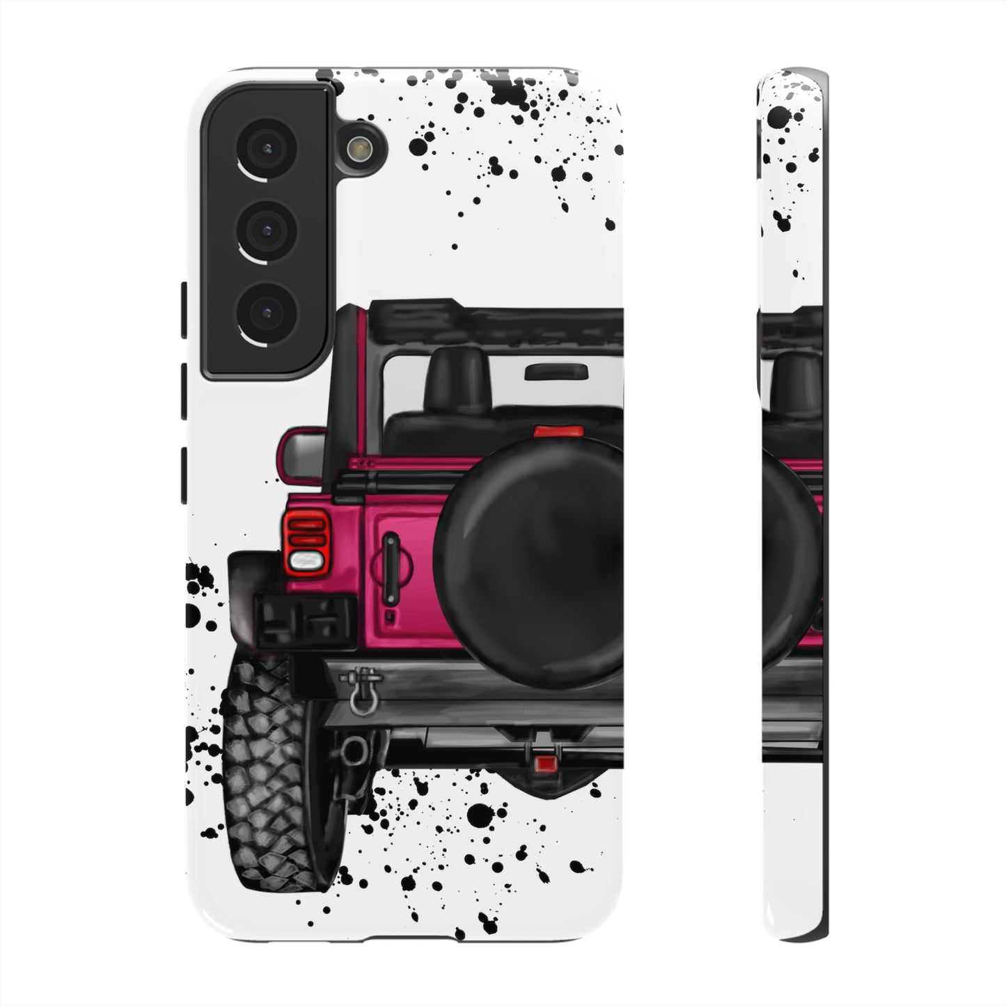 Off Road Life Dark Pink Protective Case for Iphone, Google and Samsung