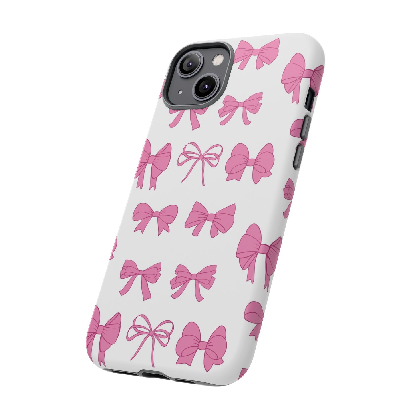 Pink Bows Protective Phone Case for Iphone, Samsung and Google Phones