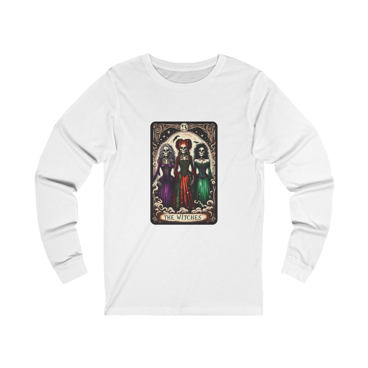 Sanderson Witches Tarot Card Unisex Jersey Long Sleeve Tee