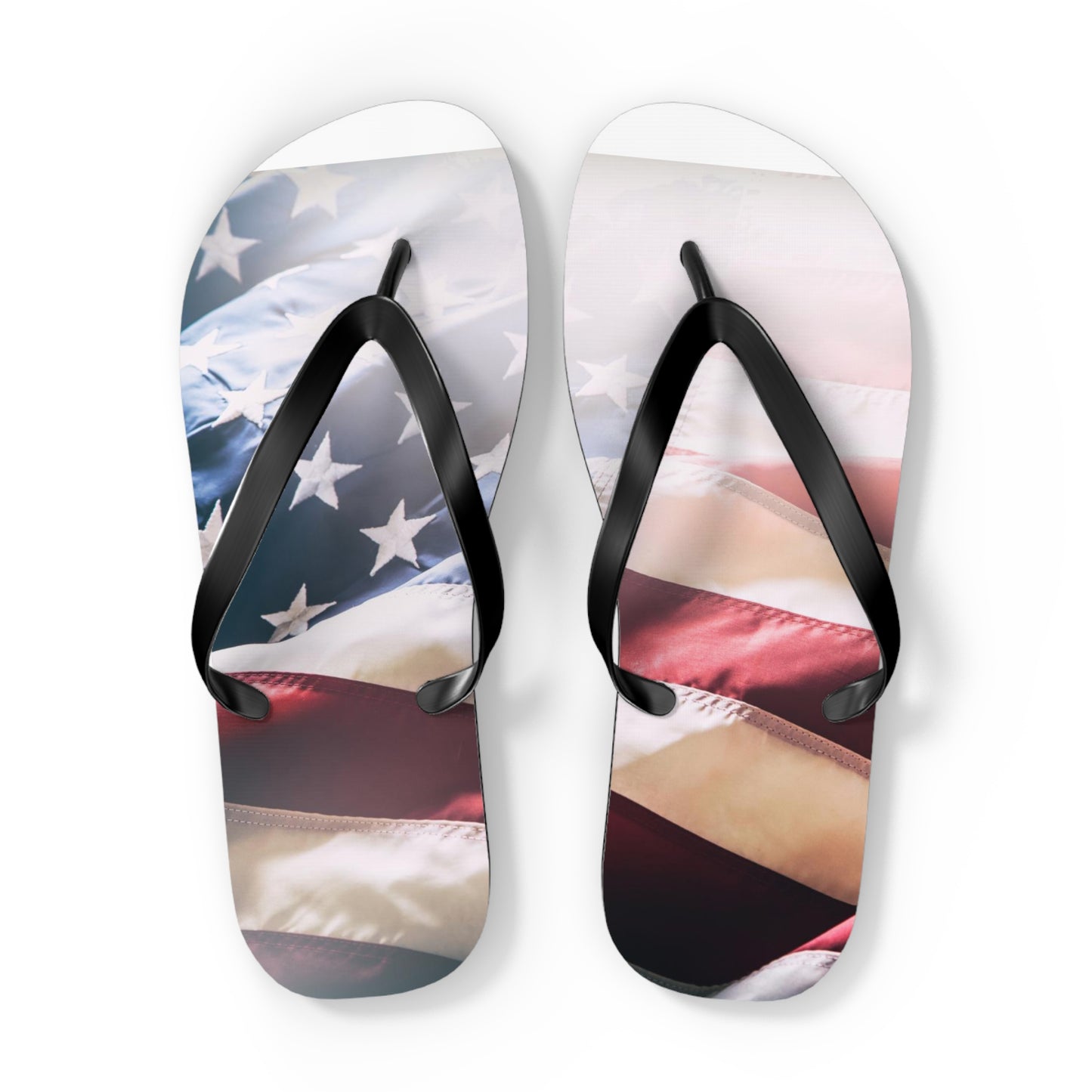 American Flag Summer Flip Flops