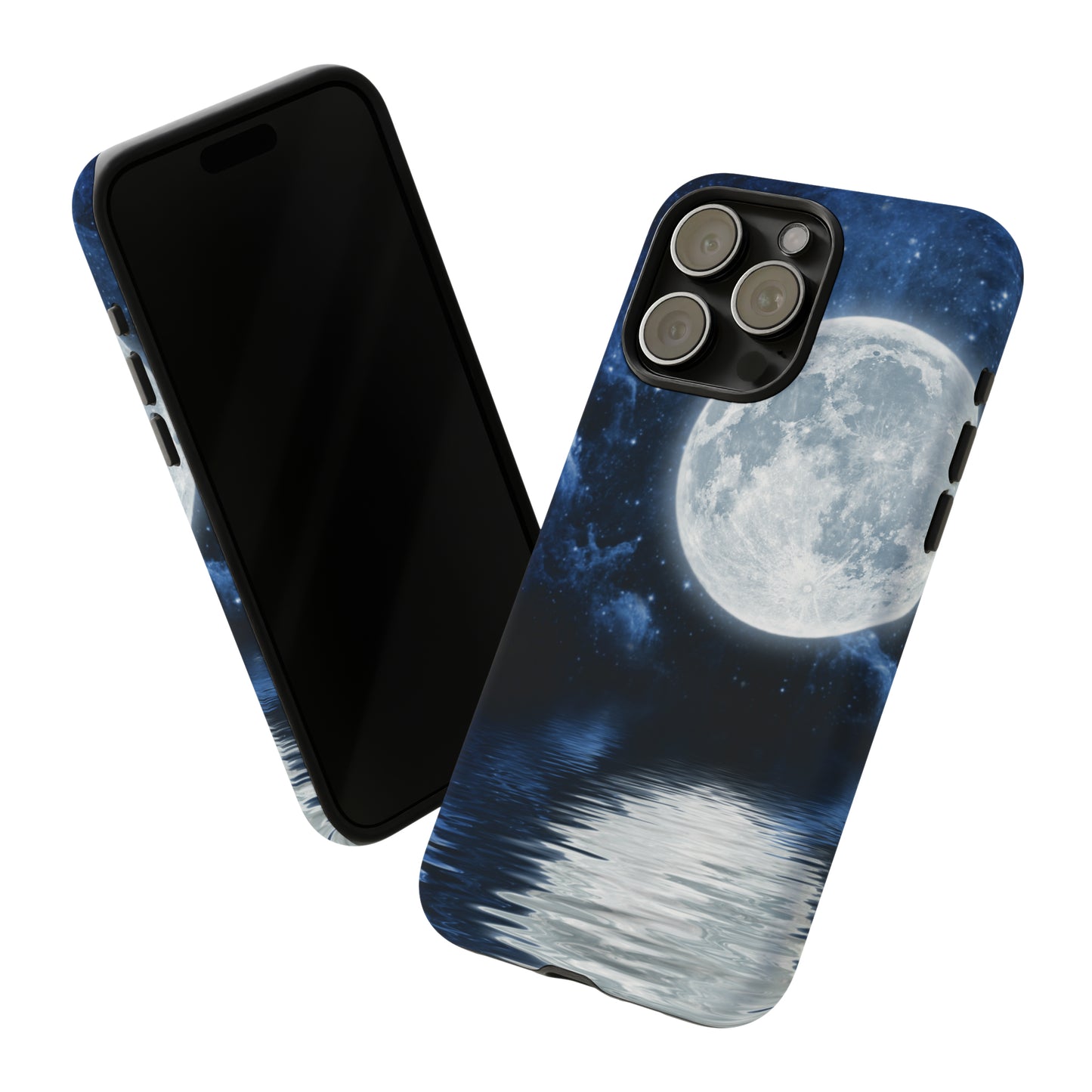 Moon Reflection Protective Phone Case for IPhone, Google and Samsung Phones