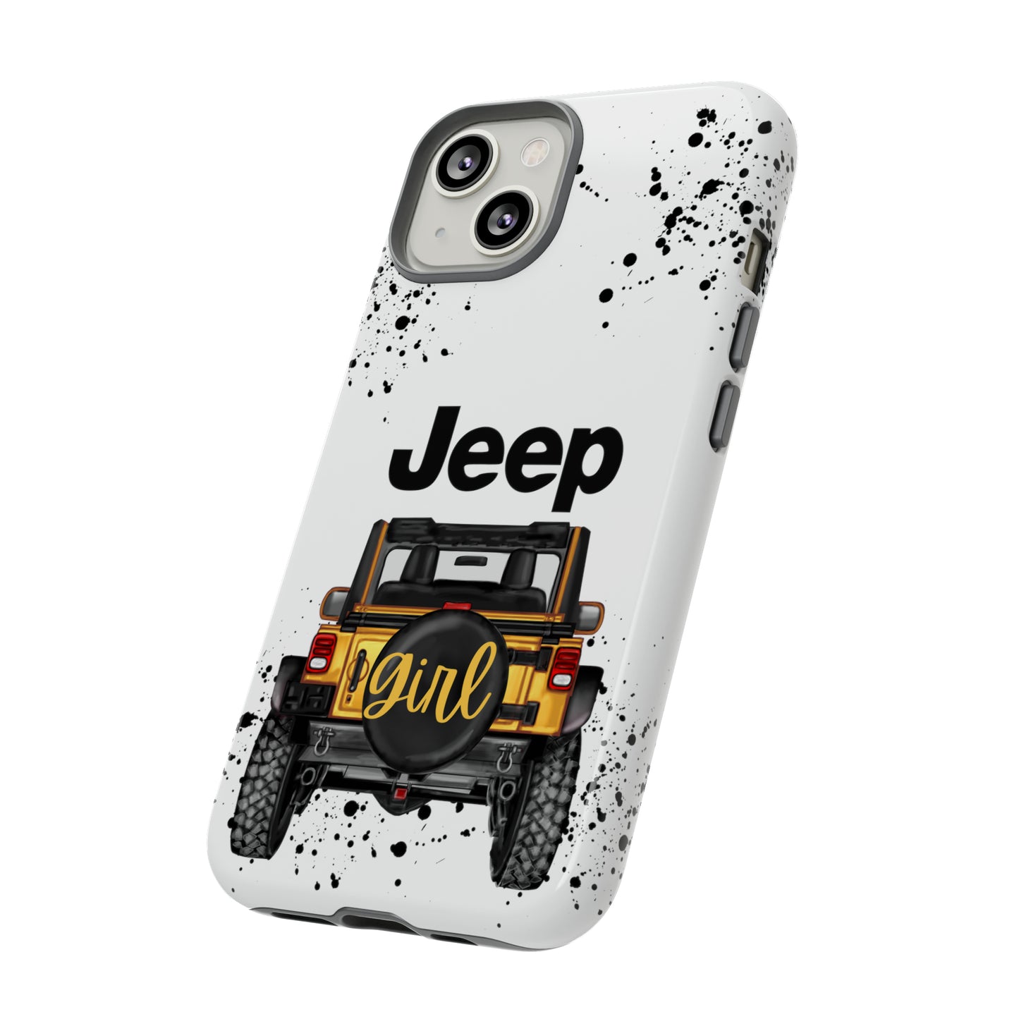 Off Road Girl Yellow Protective Case for Iphone, Google and Samsung Phones