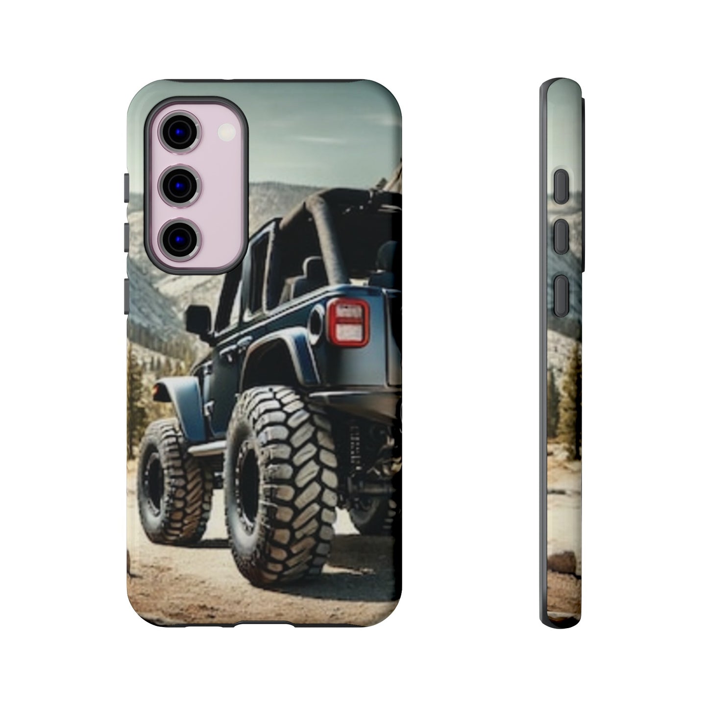 Blue Jeep Protective Phone Case