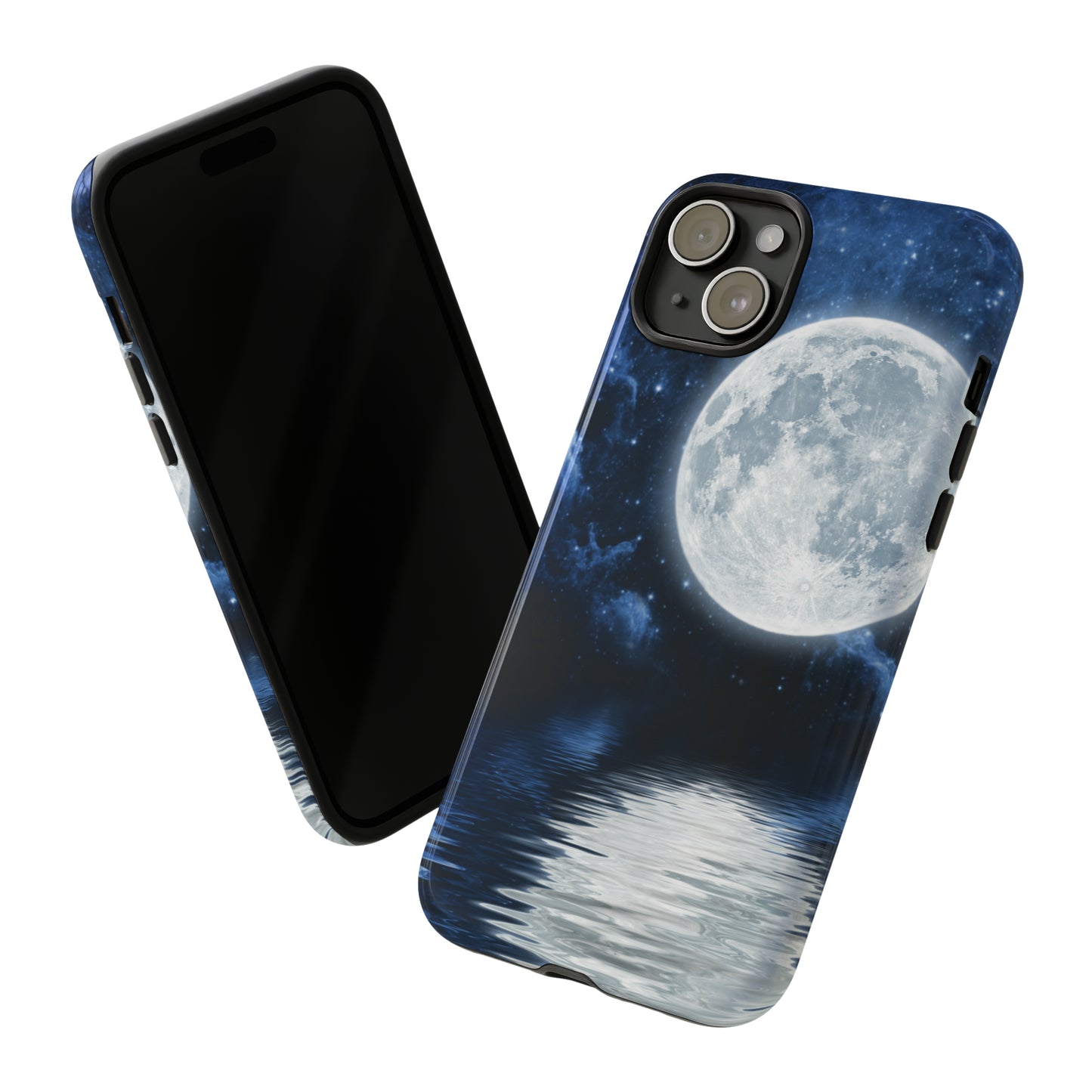 Moon Reflection Protective Phone Case for IPhone, Google and Samsung Phones