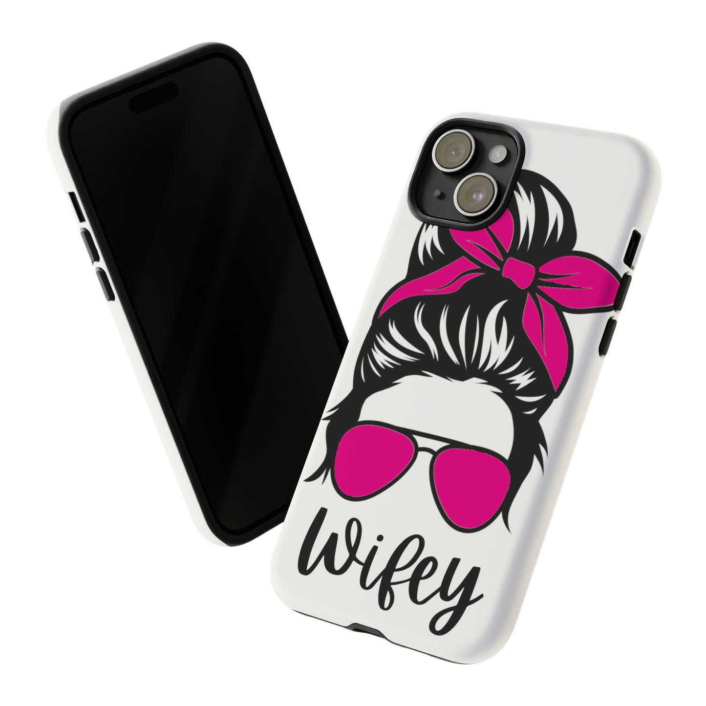 Pink Wifey Protective Case for IPhone, Samsung and Google