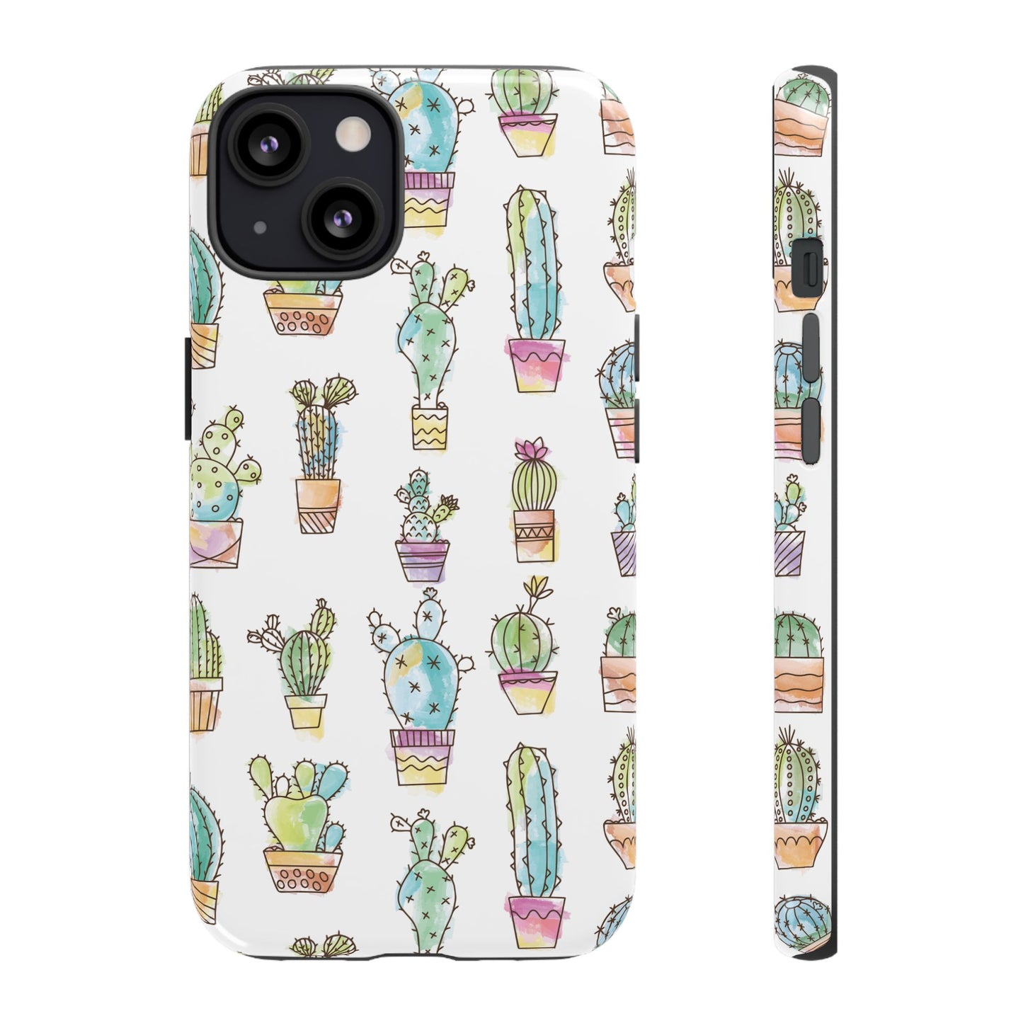 Pastel Cactus Love Phone Case