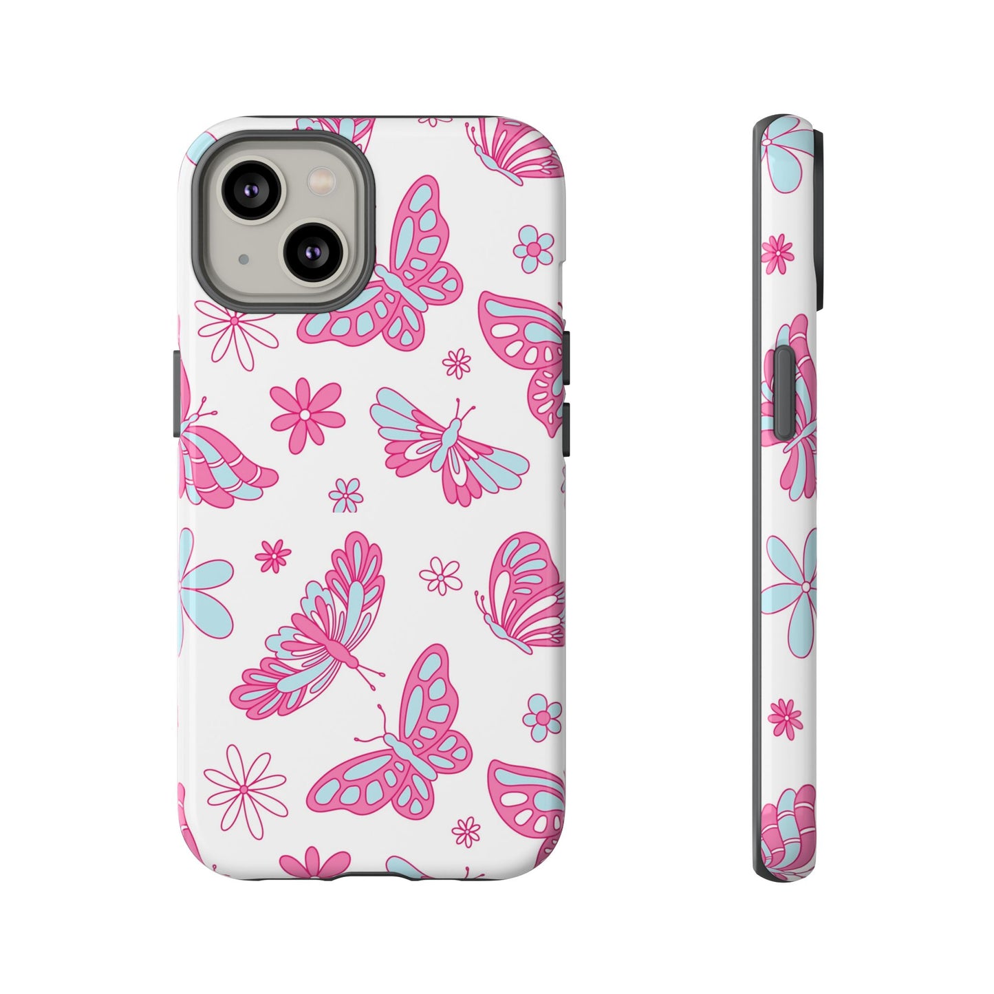Pastel Butterflies Protective Phone Case
