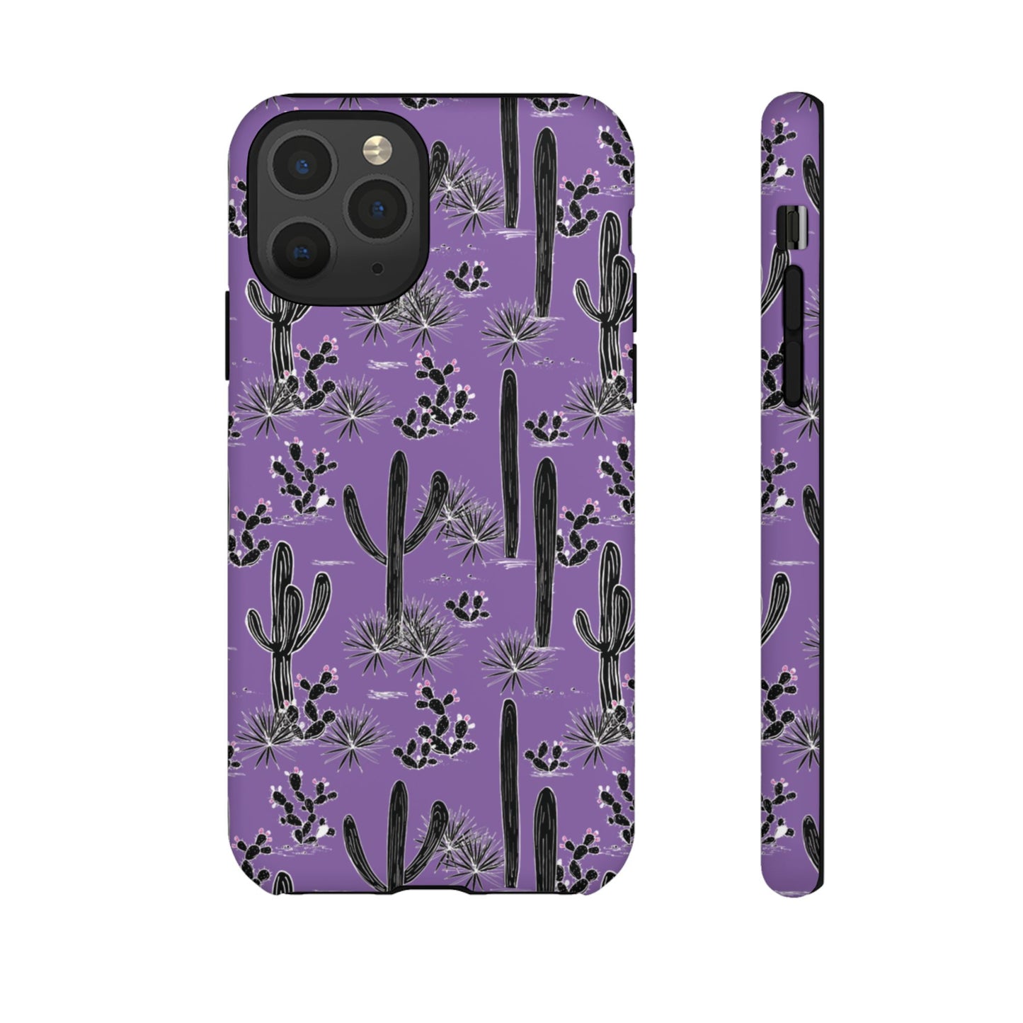 Purple Cactus Love Phone Case