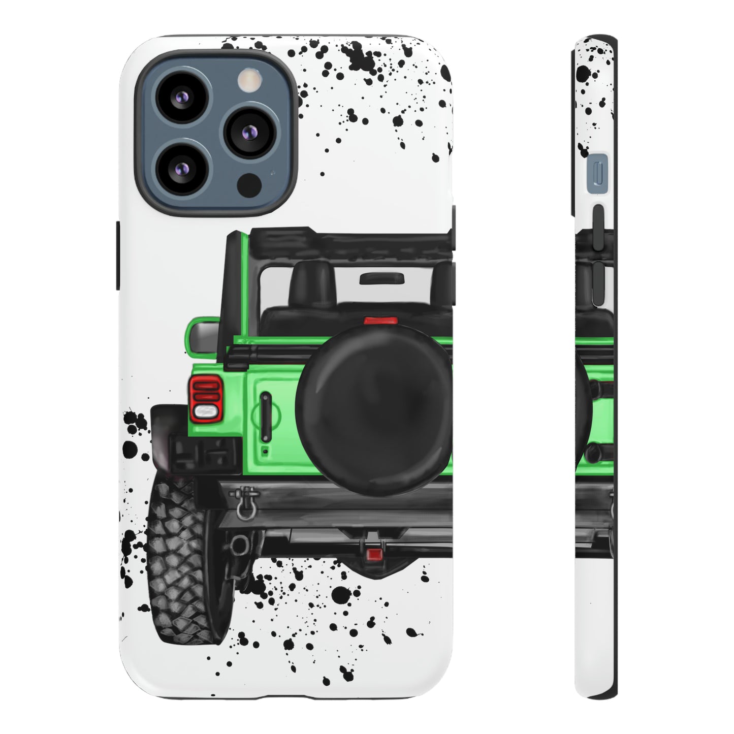 Off Road Life Green Protective Case for Iphone, Google and Samsung