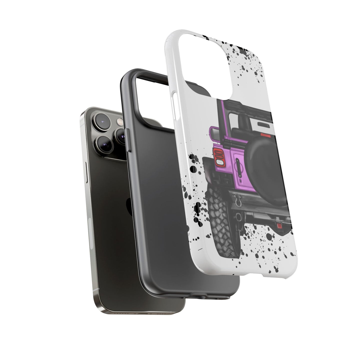 Off Road Life Pink/Light Purple Protective Case for Iphone, Google and Samsung