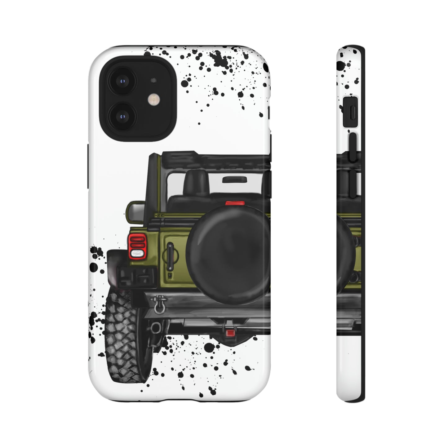 Off Road Life Army Green Protective Case for Iphone, Google and Samsung