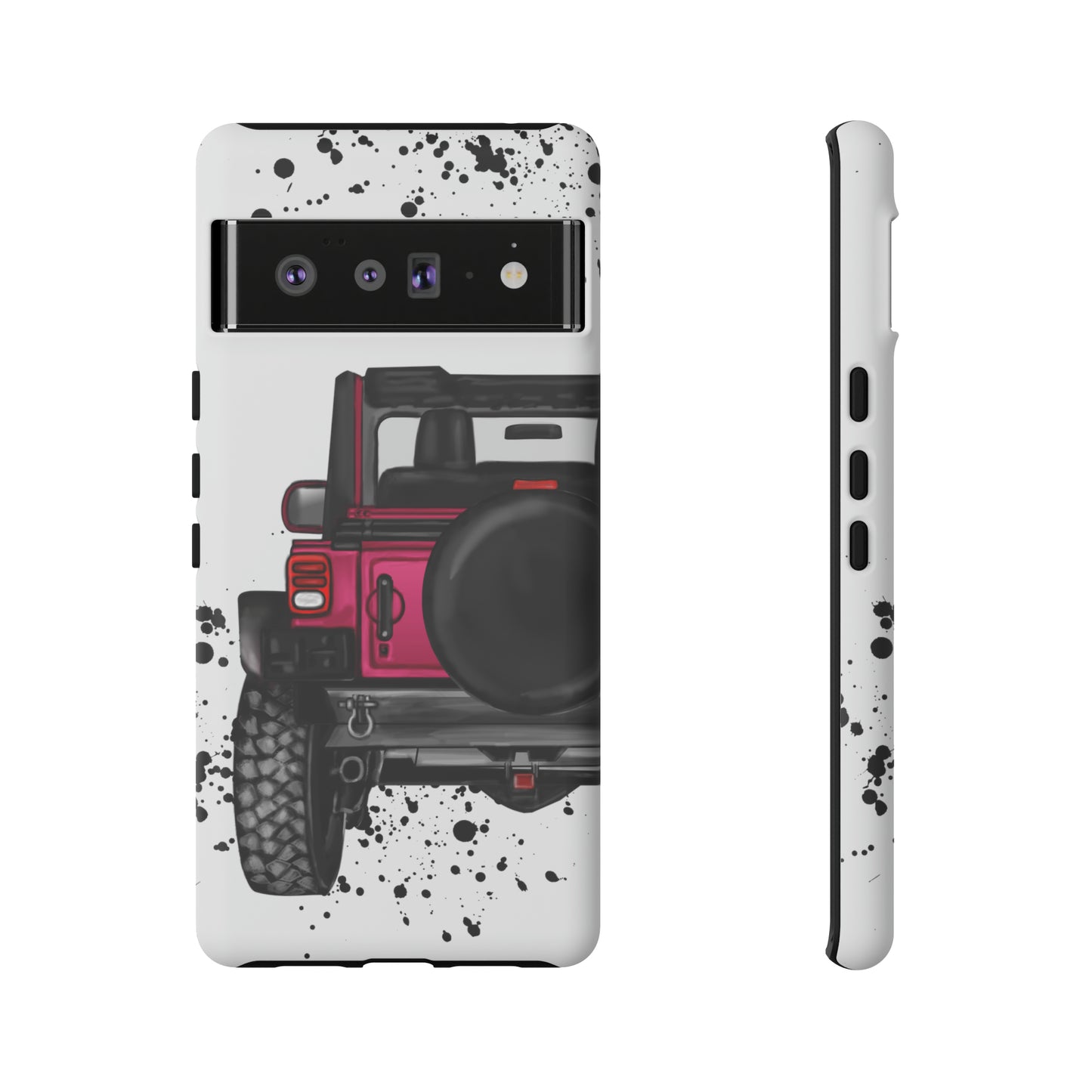 Off Road Life Dark Pink Protective Case for Iphone, Google and Samsung