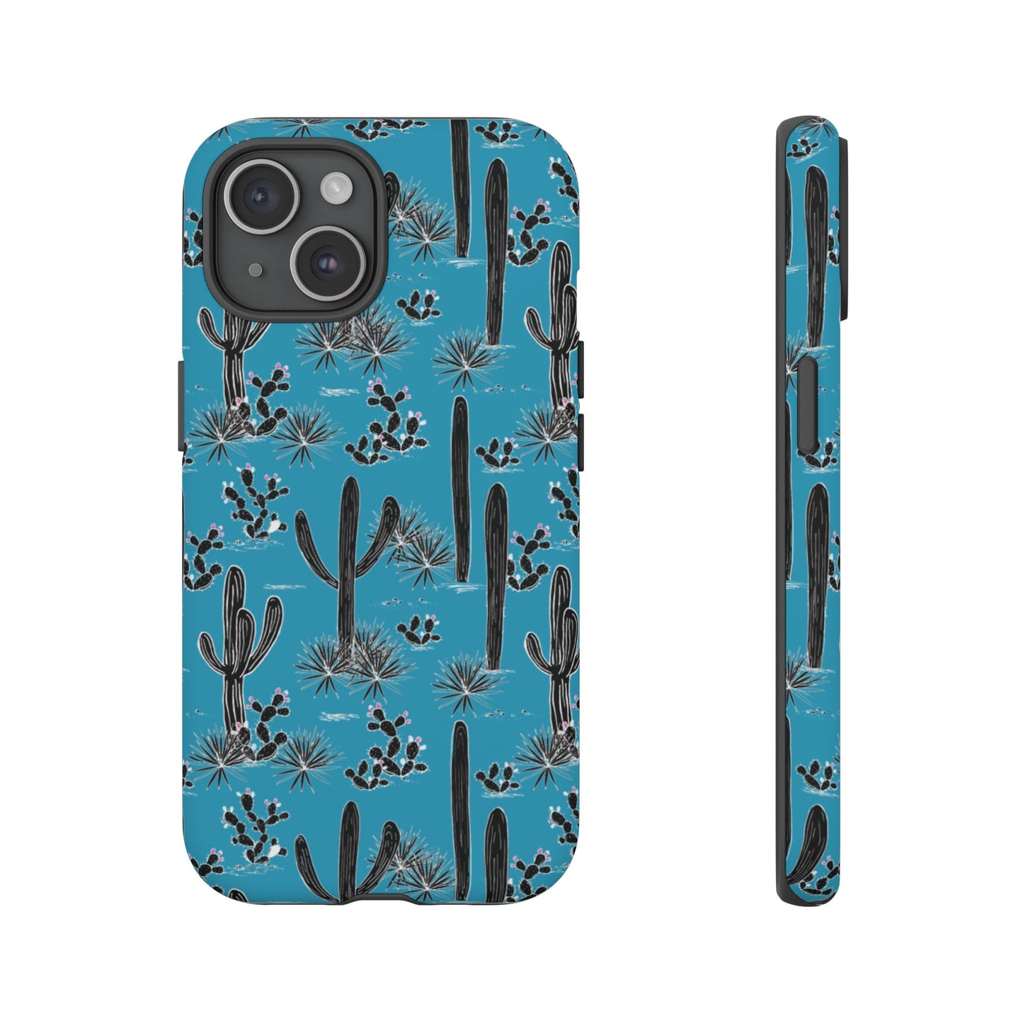 Turquoise Cactus Love Phone Case