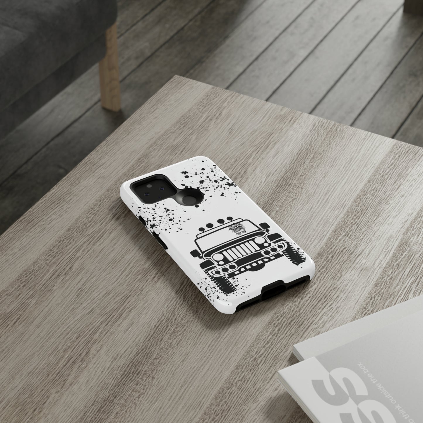 Off Road Girl Cow Print Shades Protective Phone Case for Iphone, Samsung and Google Phones